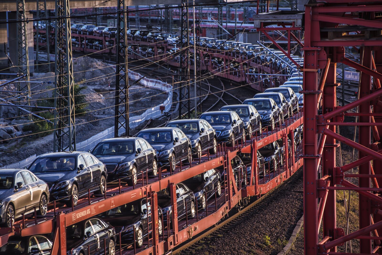 Nikon D800 sample photo. Train, auto, transport photography