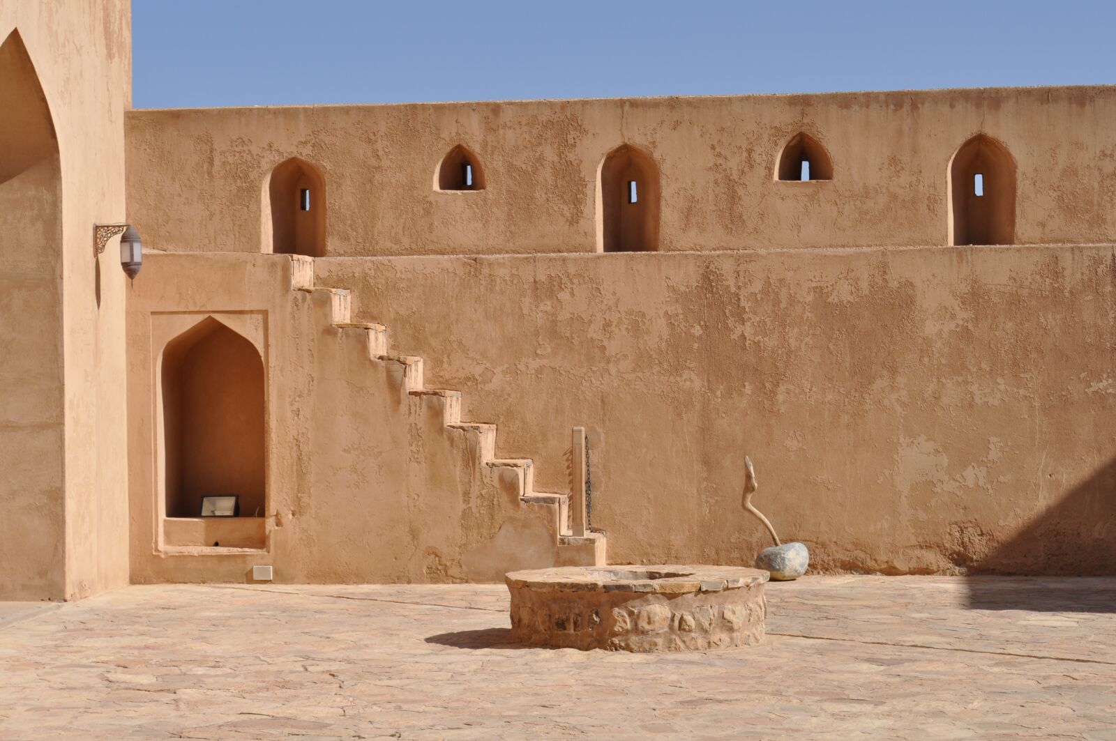 Nikon D5000 sample photo. Fort, wall, uae photography