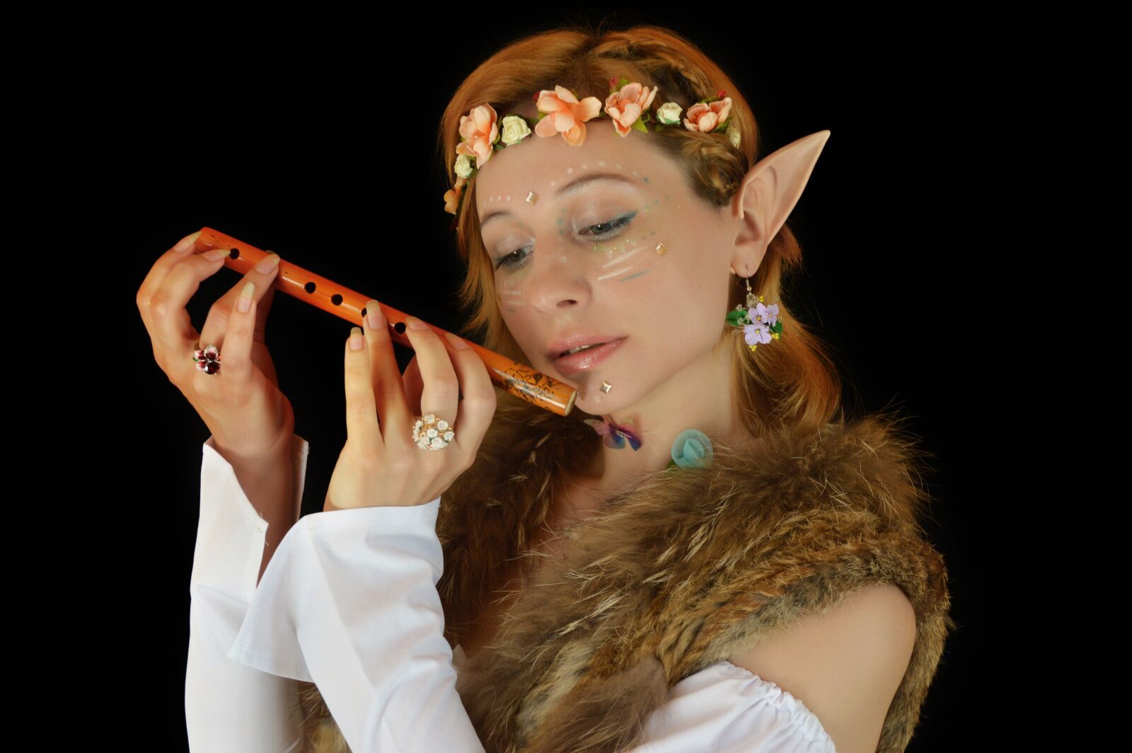 Nikon D3200 sample photo. Elf, ears, story photography