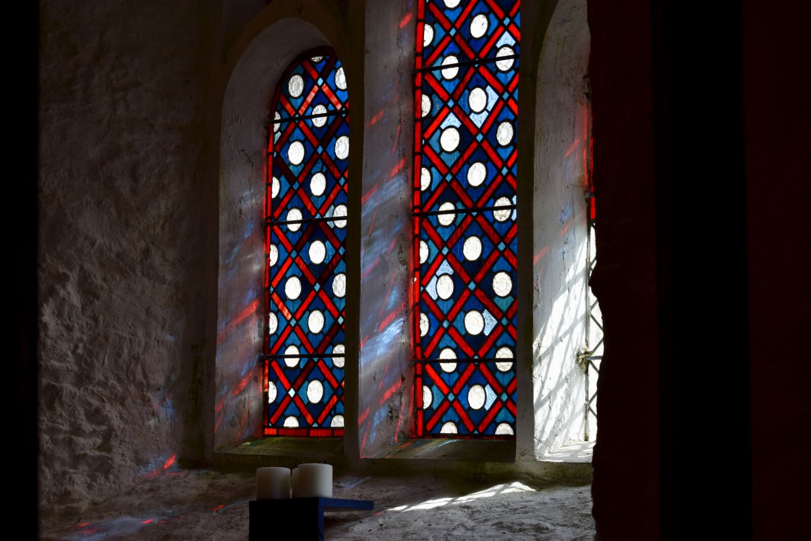 Nikon D3300 sample photo. Stained, glass, chapel photography