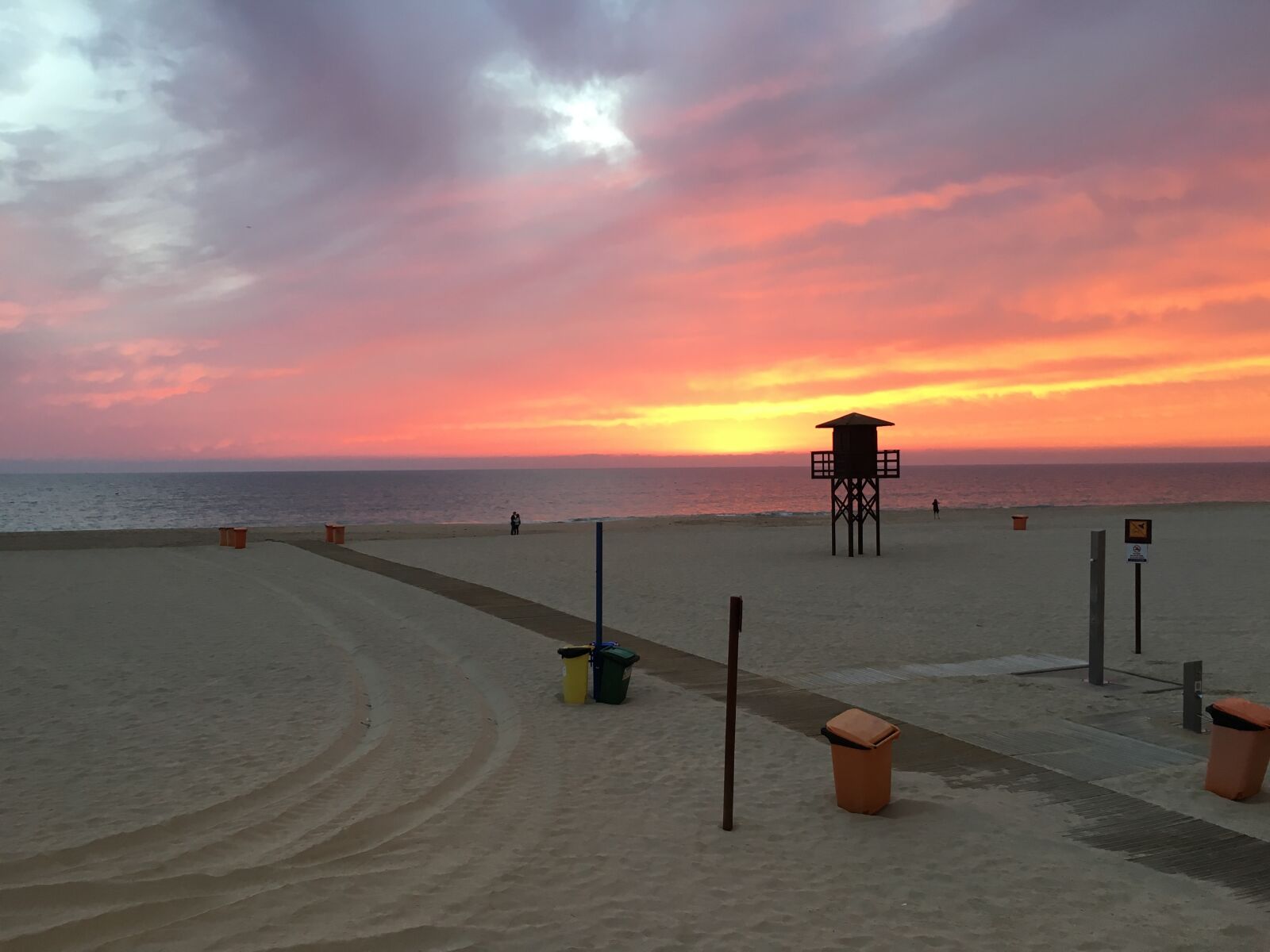 Apple iPhone 6s sample photo. Cadiz, beach, sunset photography