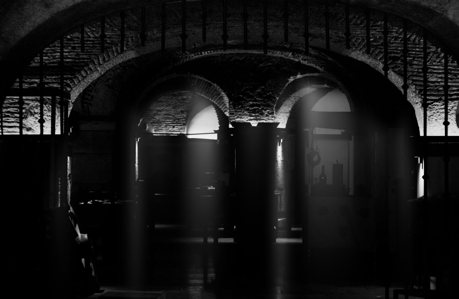 Nikon D610 sample photo. Wine bar, lisbon, night photography