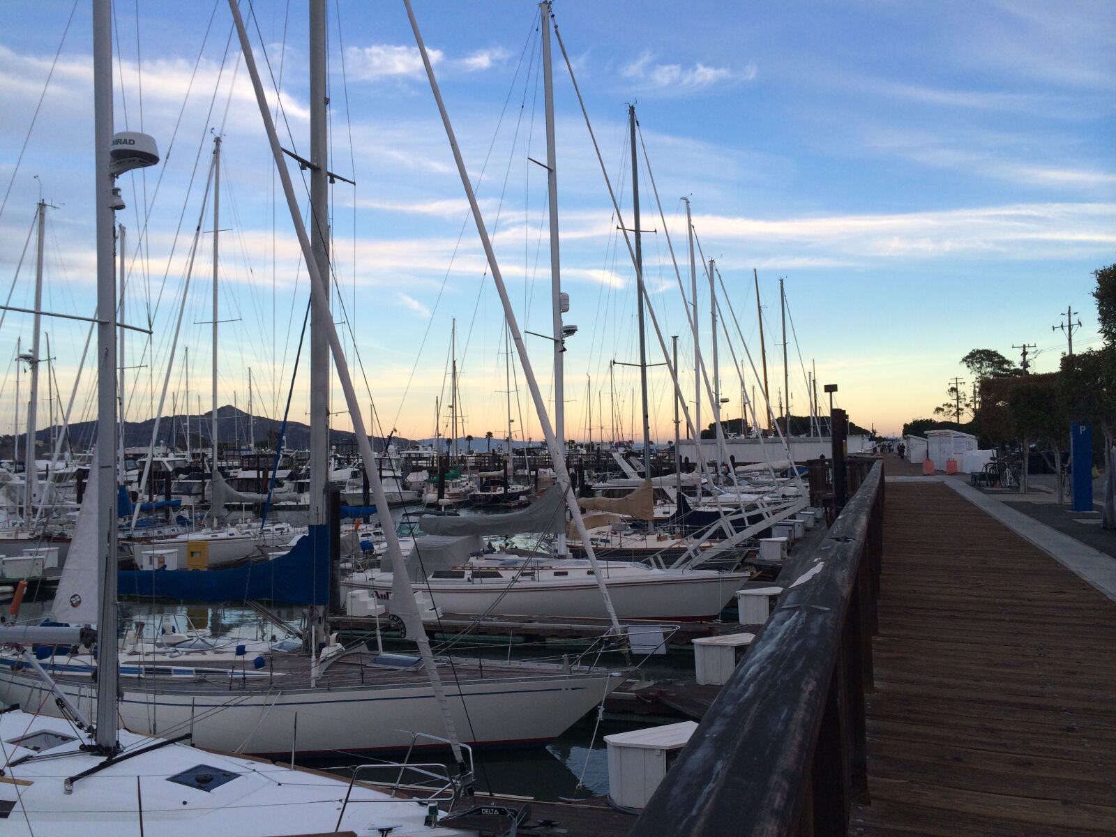 iPhone 5s back camera 4.12mm f/2.2 sample photo. Port, bay, evening photography