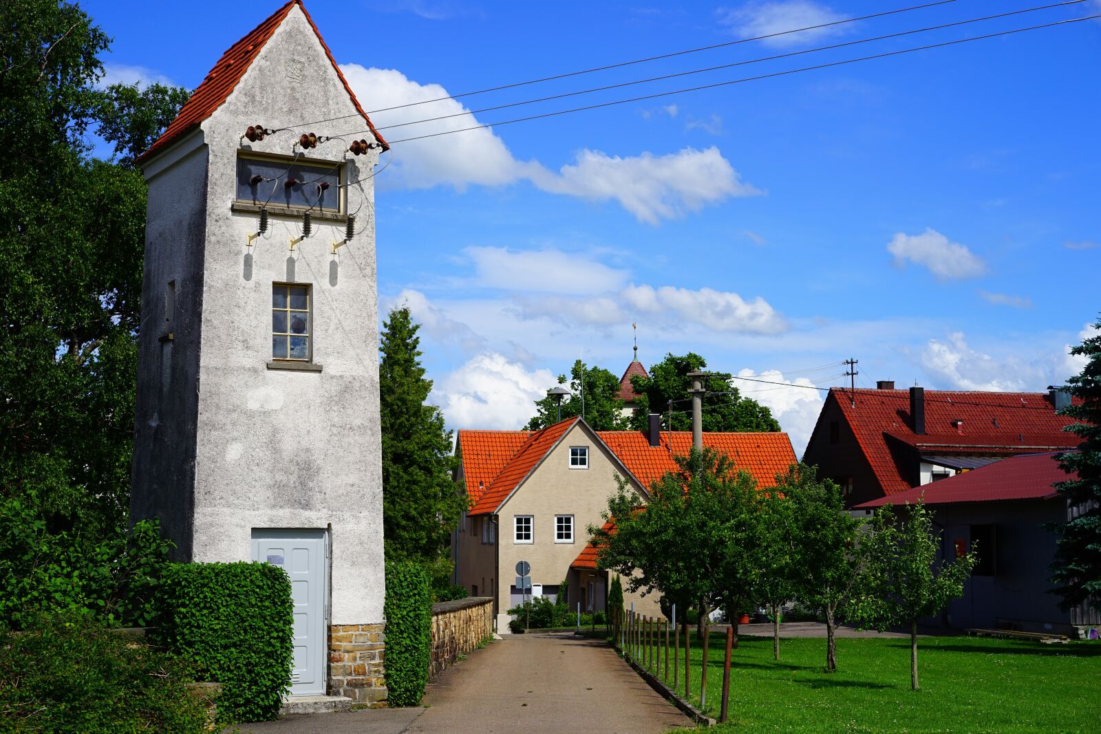 Sony a7 + Sony Sonnar T* FE 55mm F1.8 ZA sample photo. Trafohaus, transformer house, transformer photography