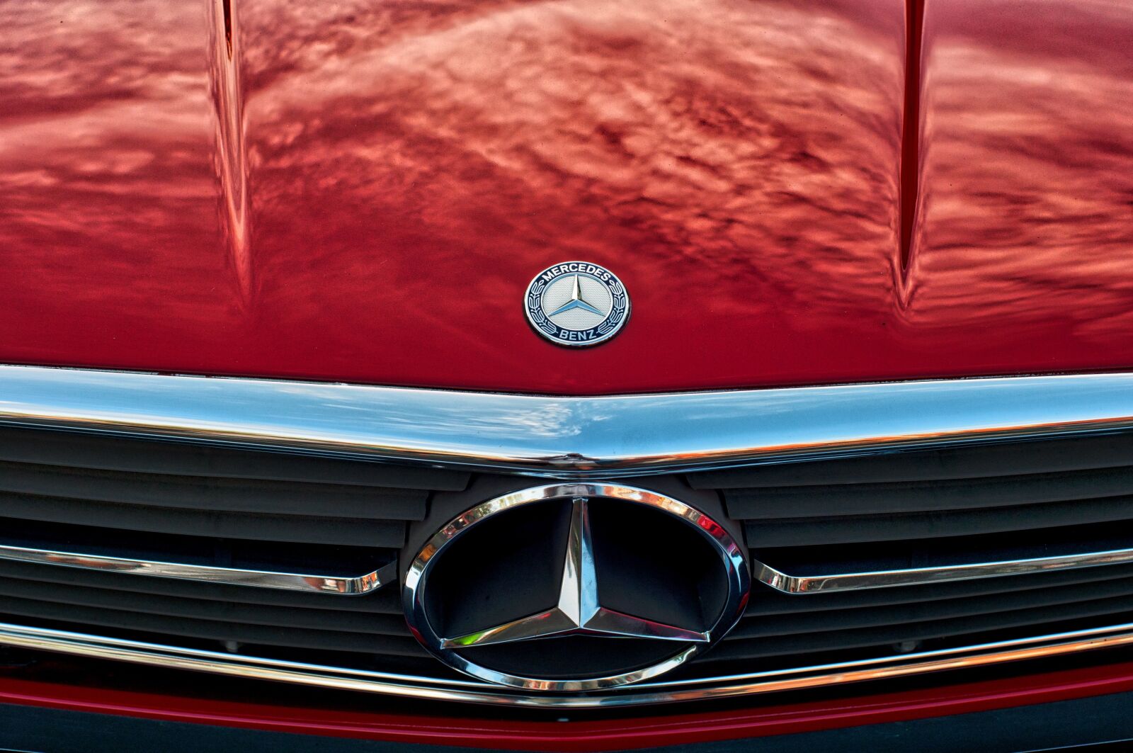 Nikon D300S sample photo. Mercedes benz, red, mercedes photography
