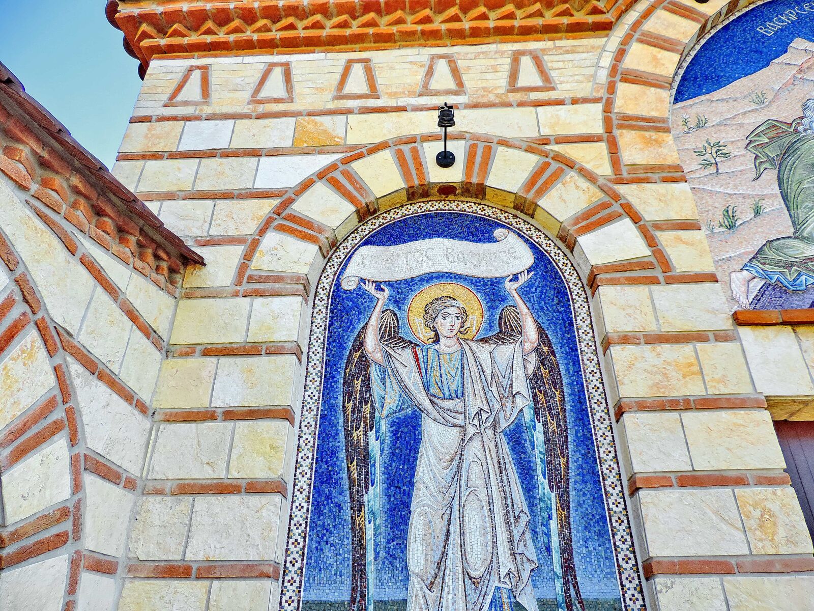 Nikon Coolpix P520 sample photo. Angel, byzantine, orthodox, architecture photography