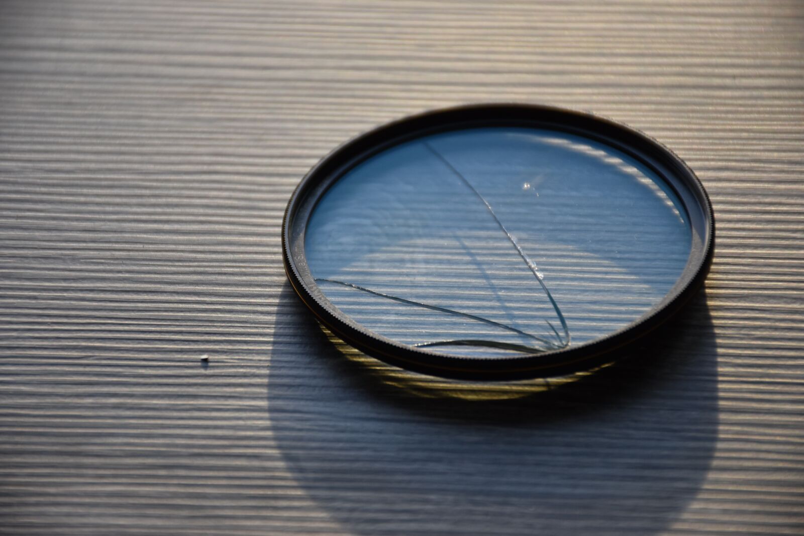 Nikon D5600 sample photo. Broken, lens, uv filter photography