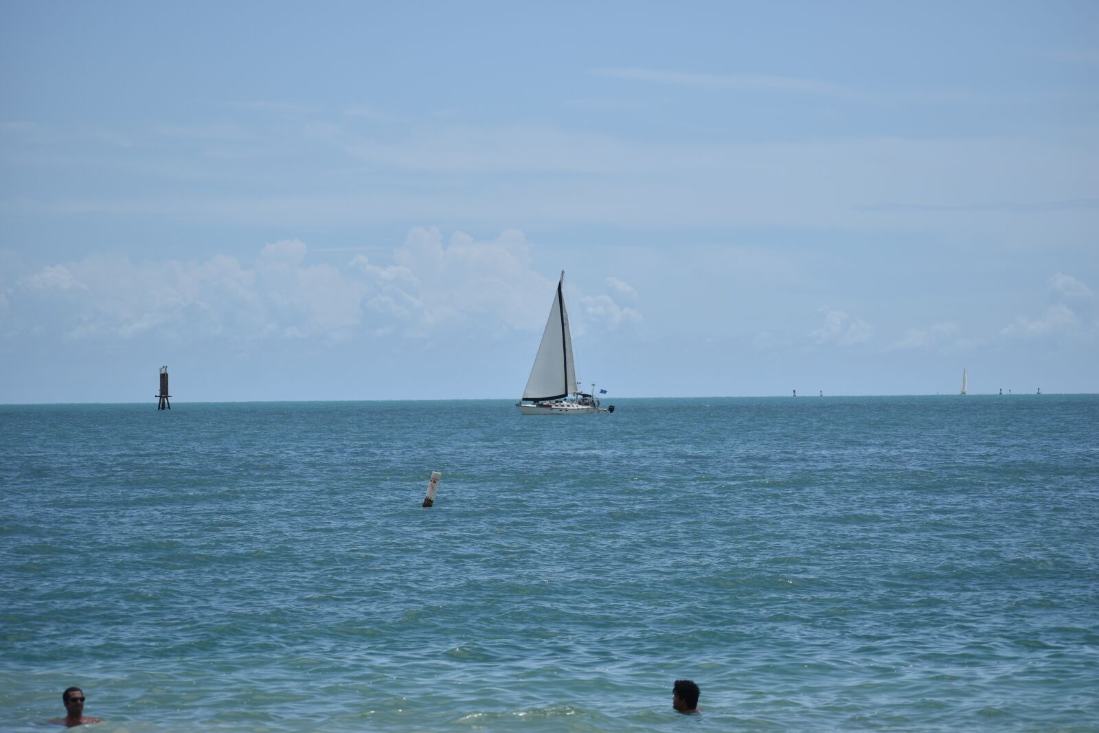 Nikon D3500 sample photo. Sea, boat, sky photography