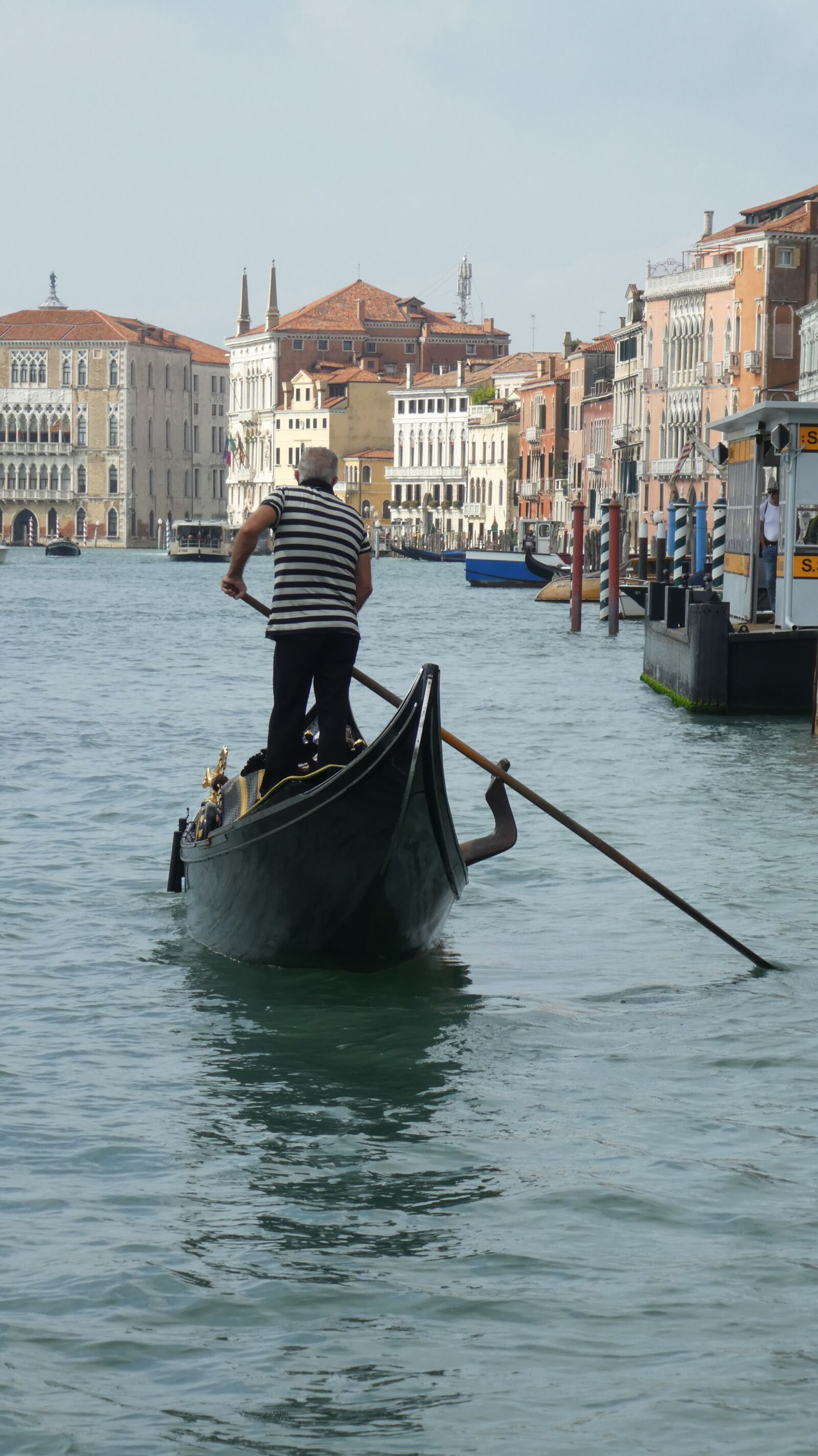 Panasonic DMC-TZ81 sample photo. Venice, italy, gondolier photography