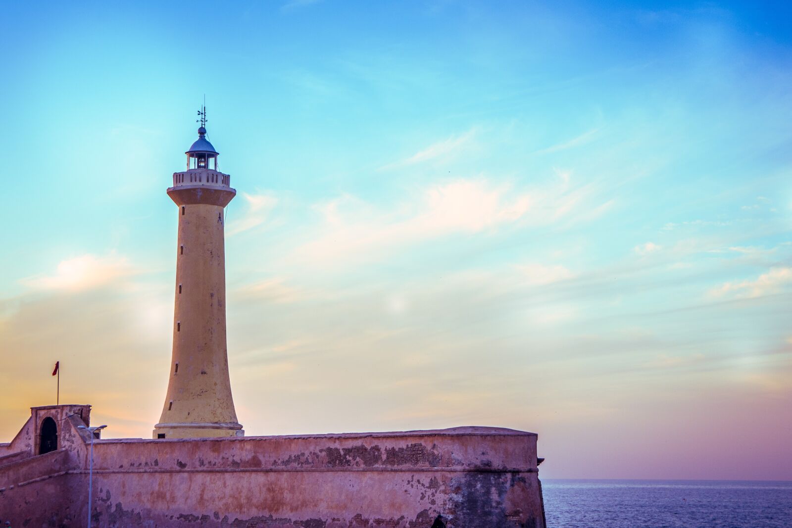 Nikon D7200 sample photo. Lighthouse, rabat, morocco photography