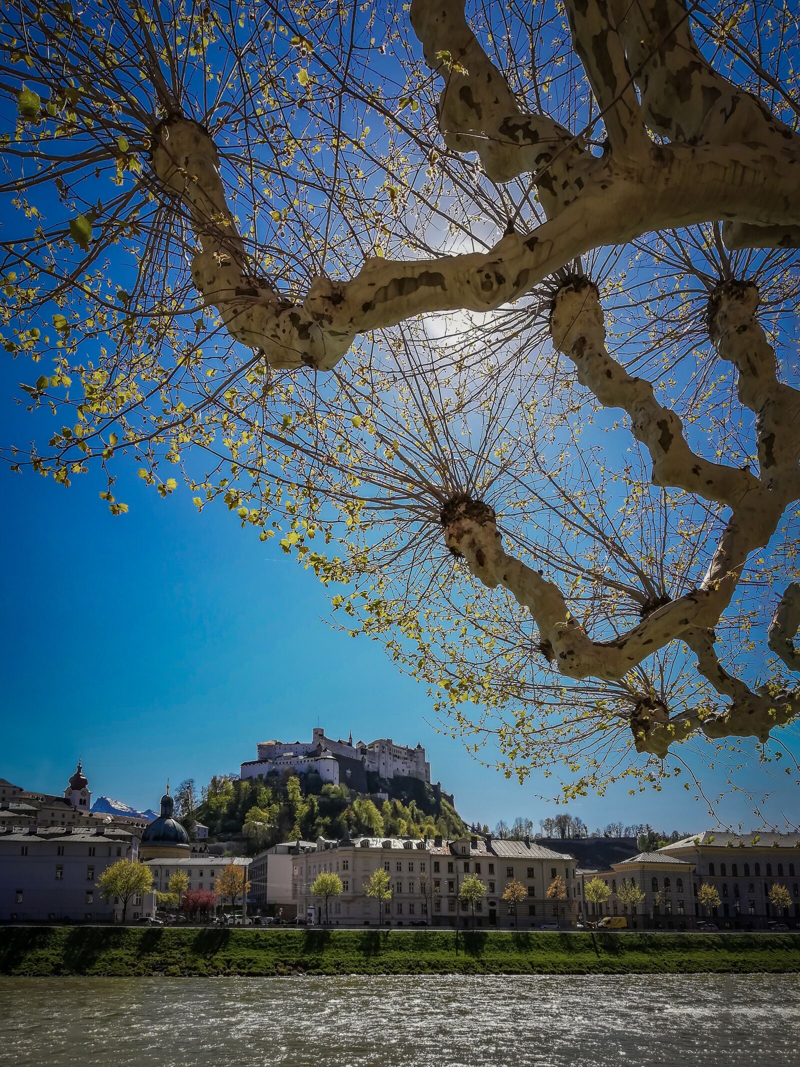 HUAWEI P20 lite sample photo. Salzburg, fortress mountain, salzach photography