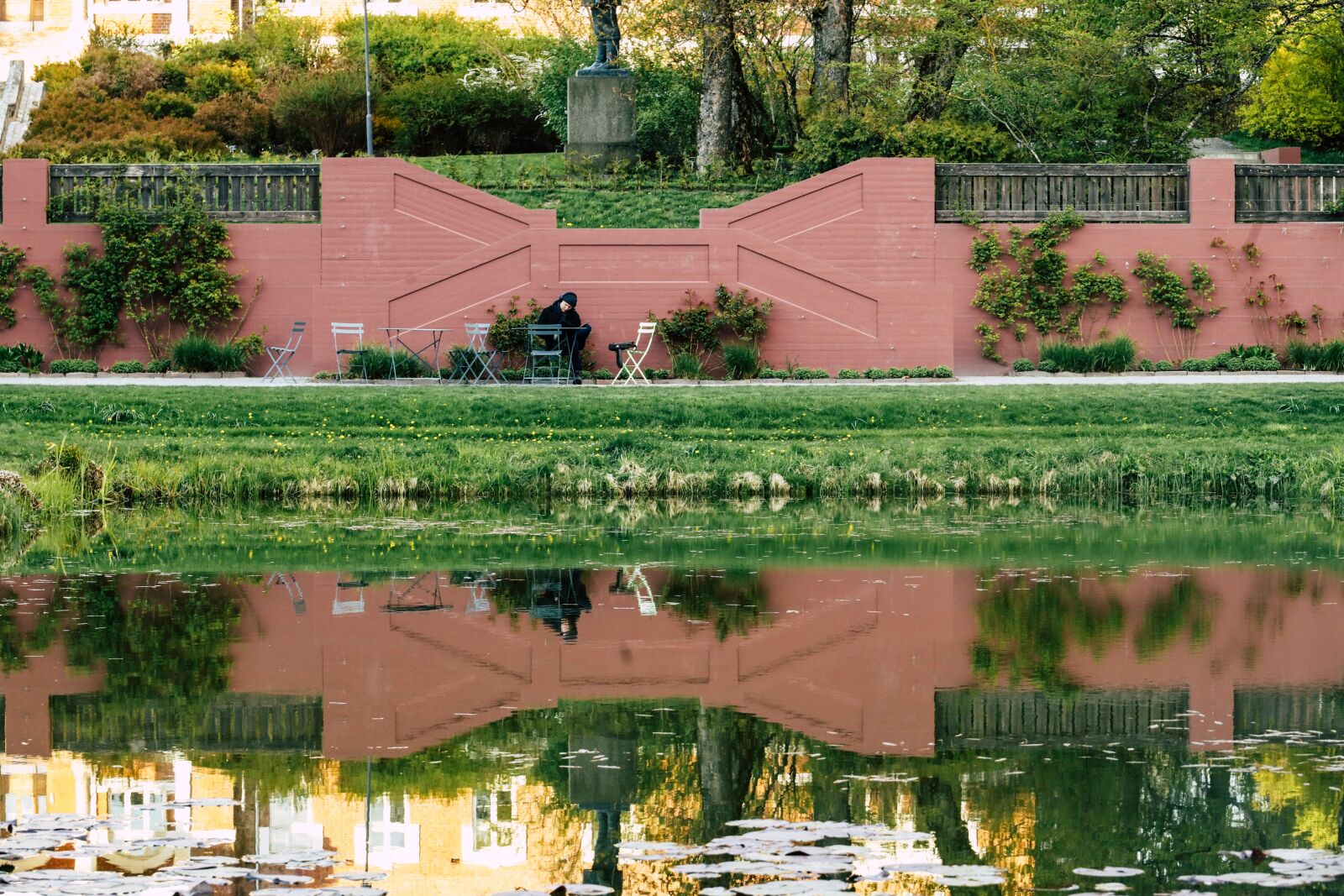 Canon EOS R sample photo. Water, puddle, reflection photography