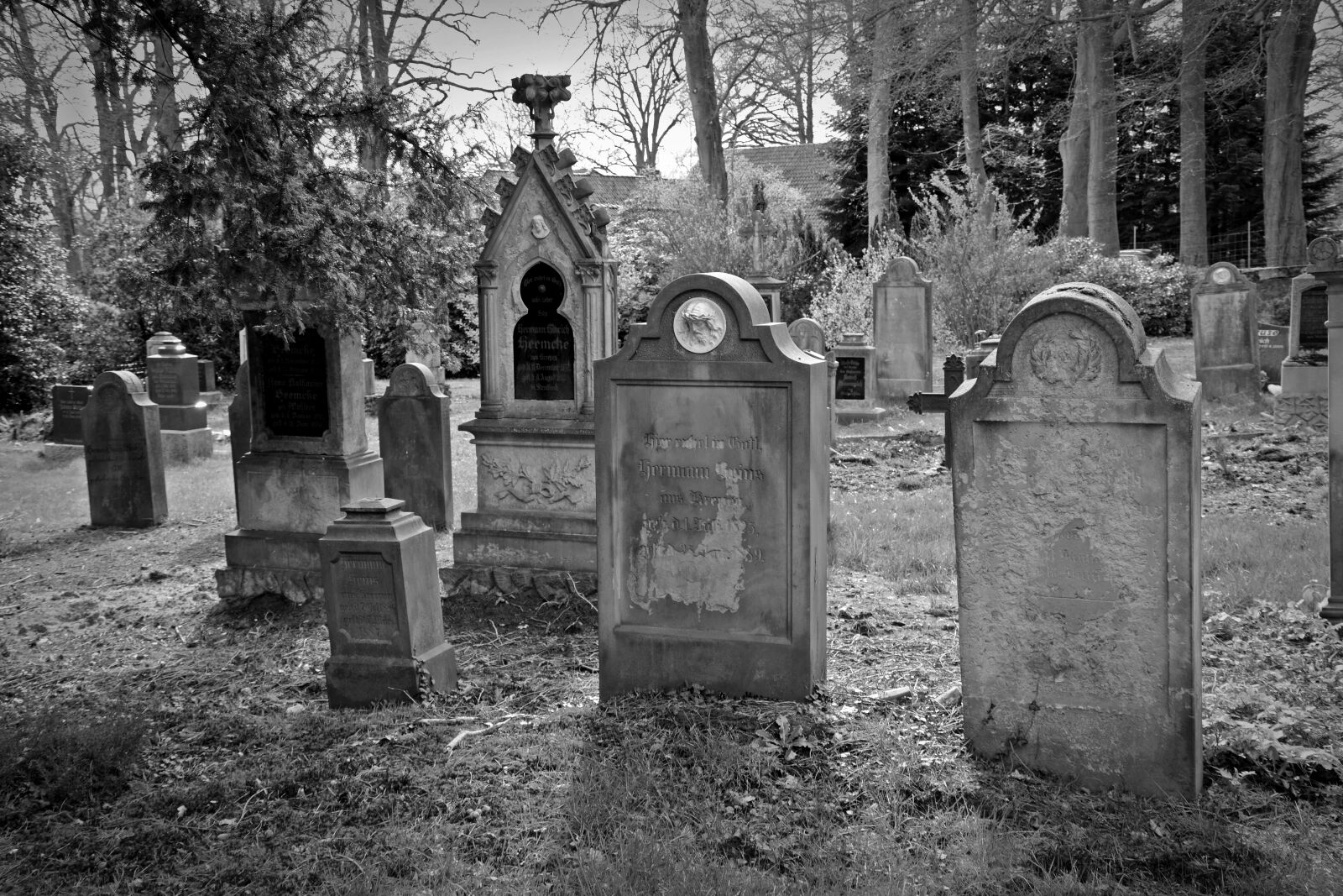 Nikon D5200 sample photo. Tombstone, old grave stones photography
