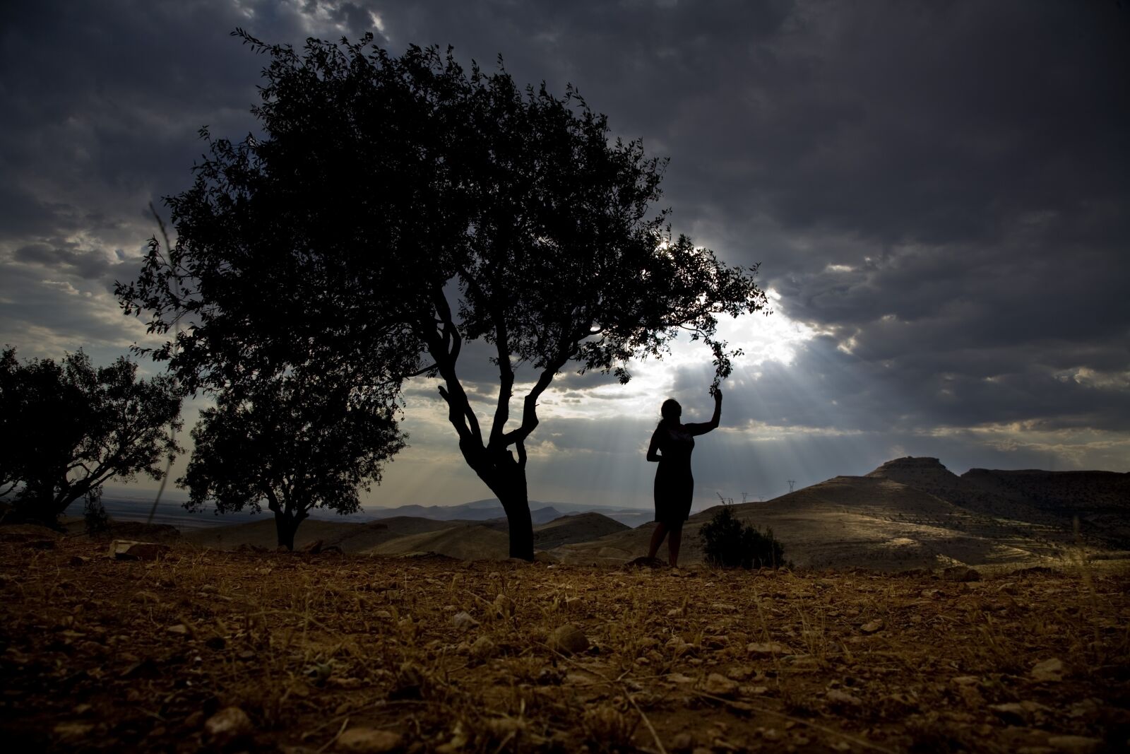Canon EOS 5D sample photo. Nature, woman, silhouette photography