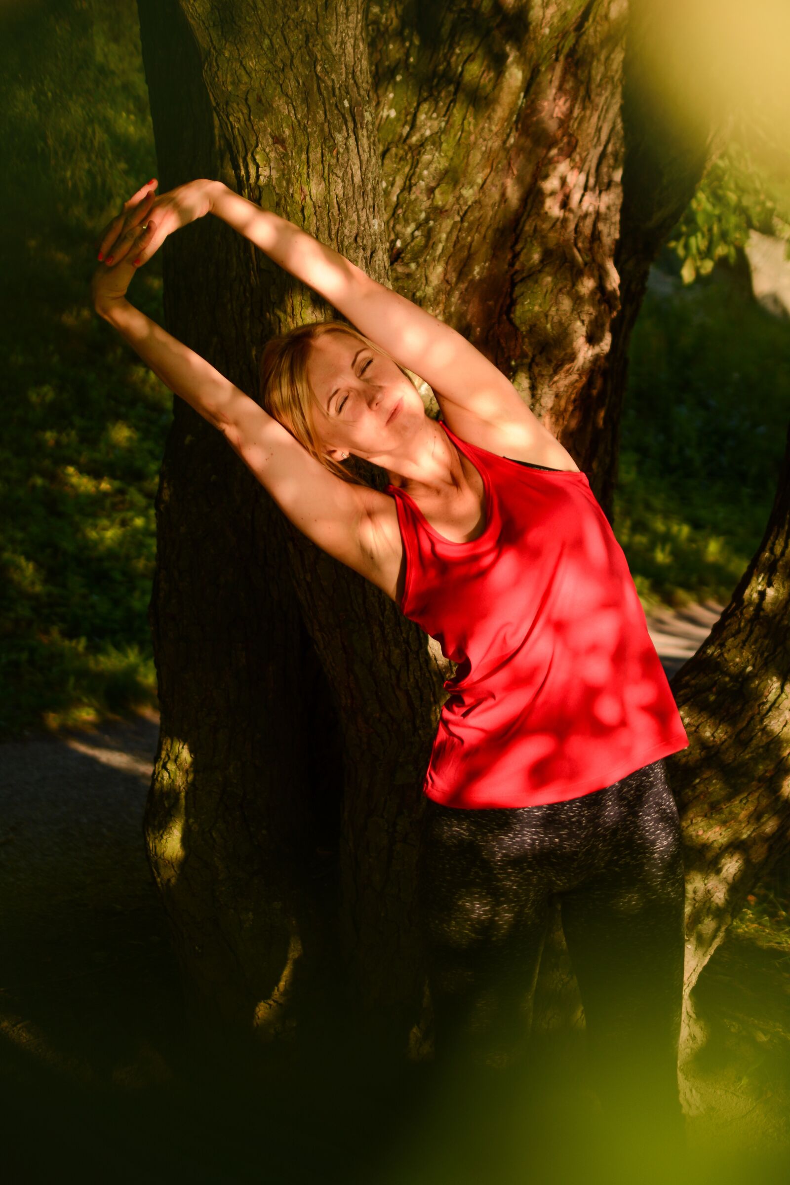 Nikon D5200 sample photo. Yoga, calm, release photography