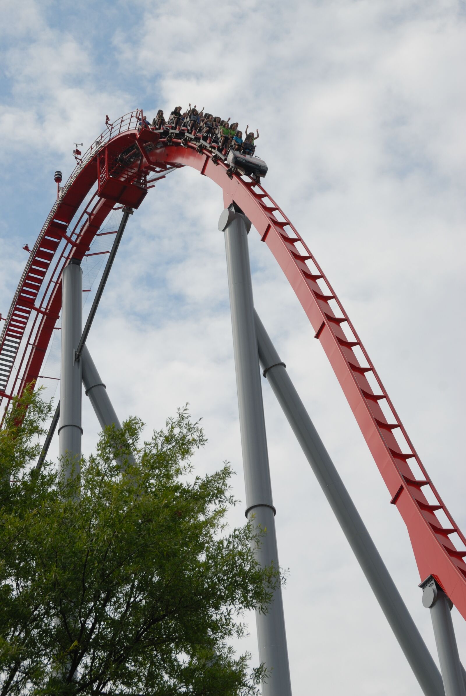 Nikon D200 sample photo. Roller coaster, ride, amusement photography