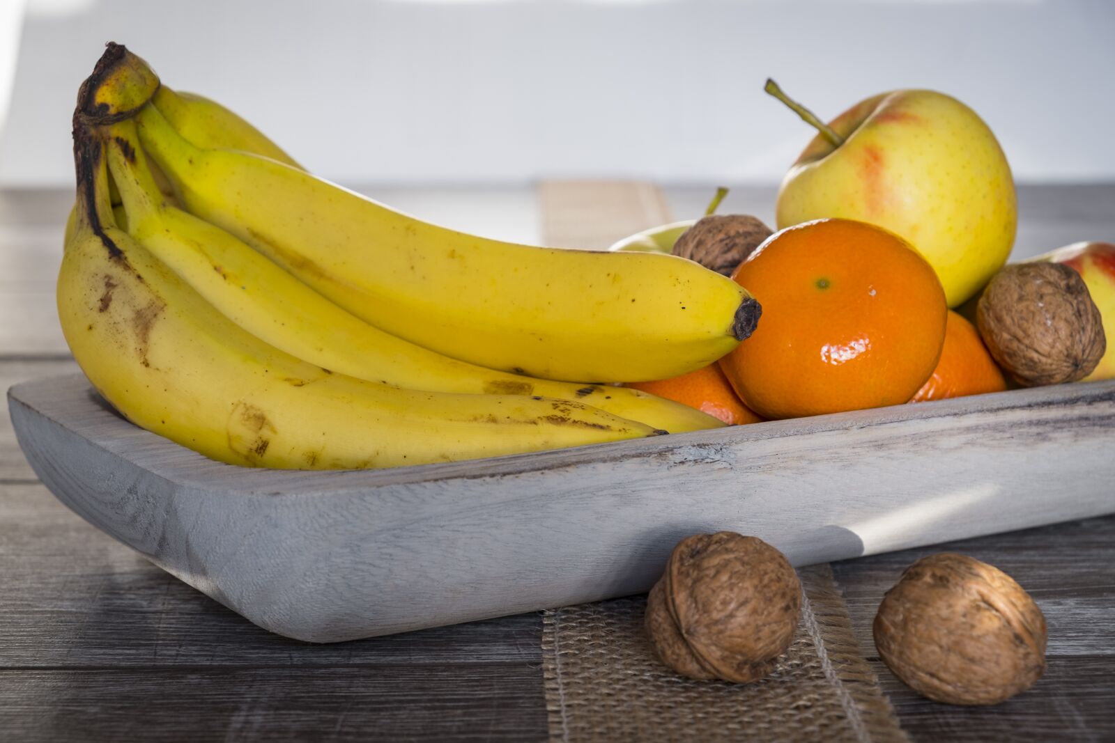 Fujifilm XF 18-55mm F2.8-4 R LM OIS sample photo. Fruit, fruit bowl, banana photography
