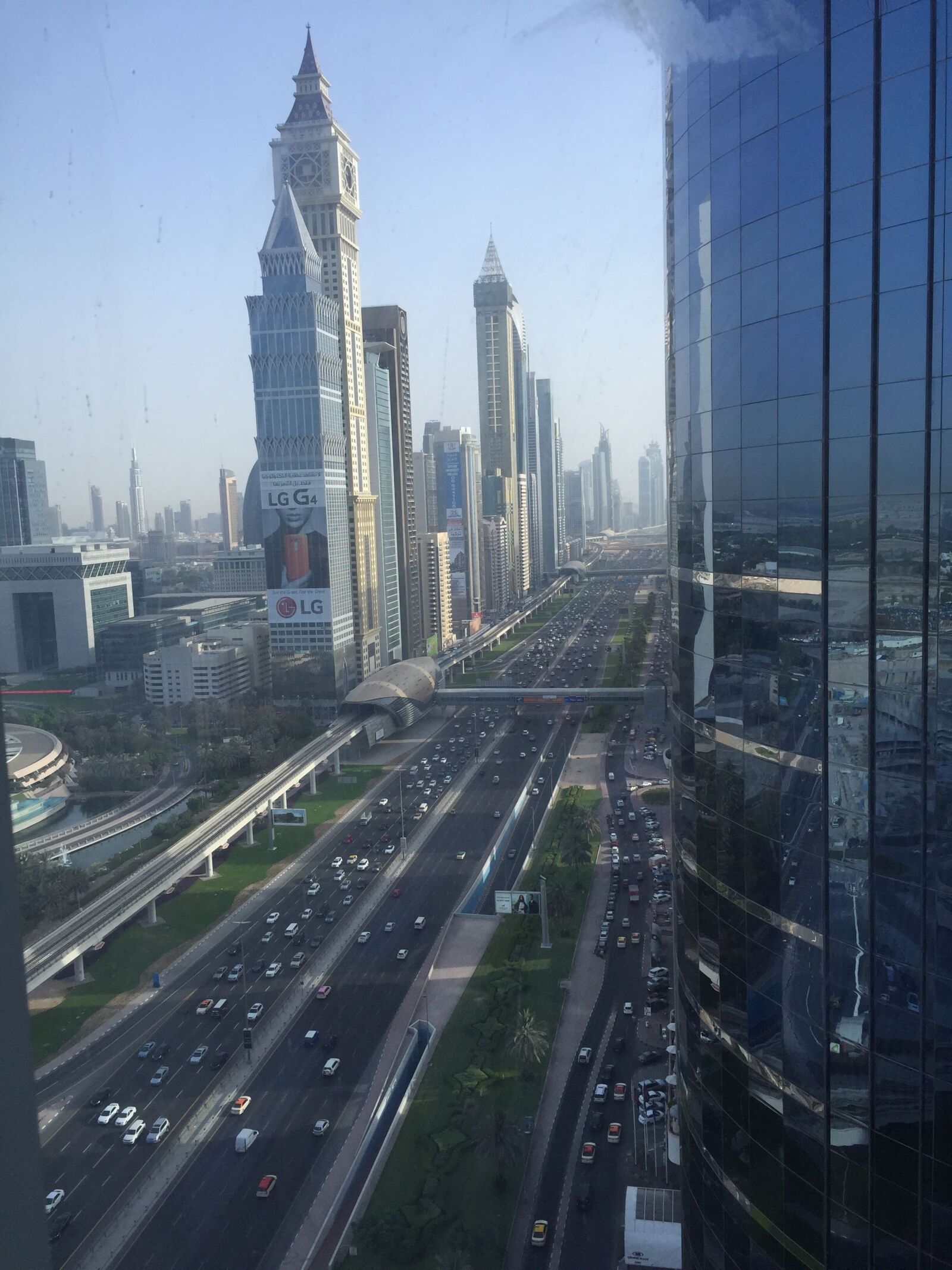 Apple iPhone 6 sample photo. Dubai, sheikh, zayed, road photography