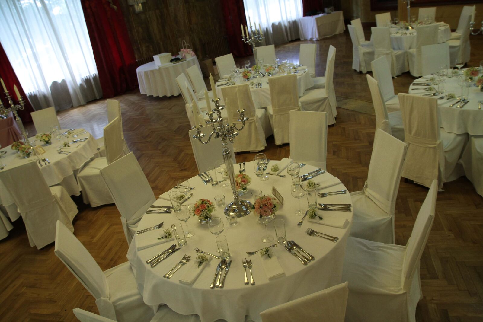 Canon EOS 7D sample photo. Candles, candlestick, chairs, dining photography