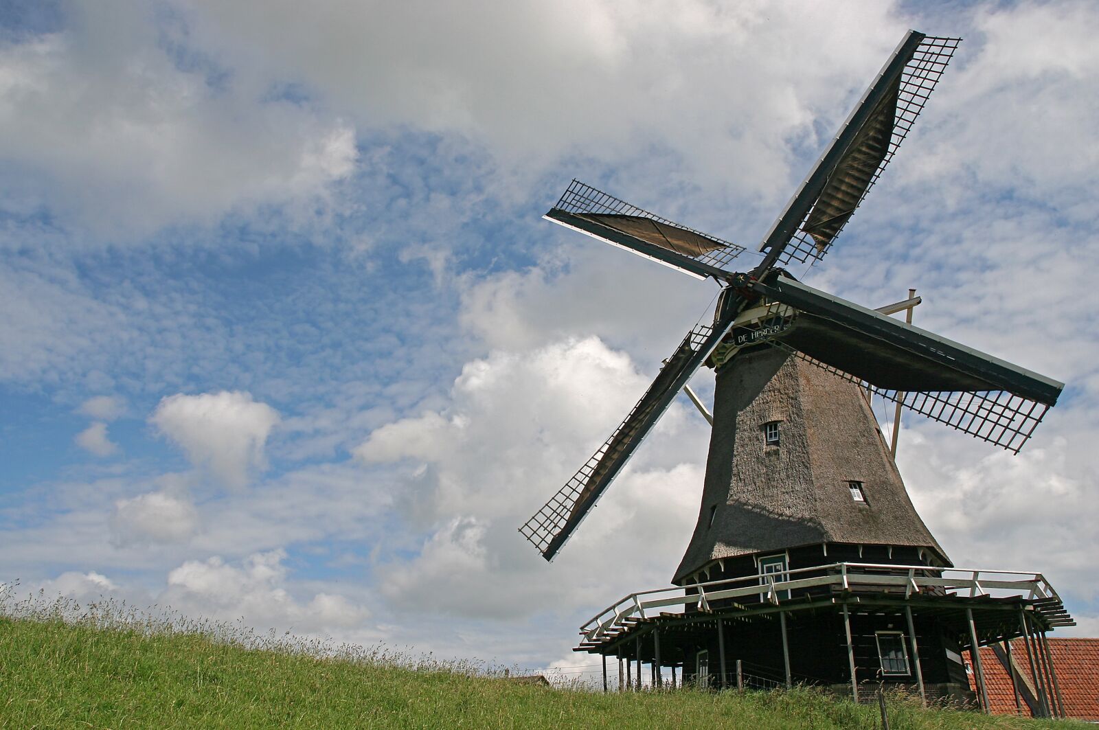Canon EOS 20D sample photo. Netherlands, windmill, sky photography