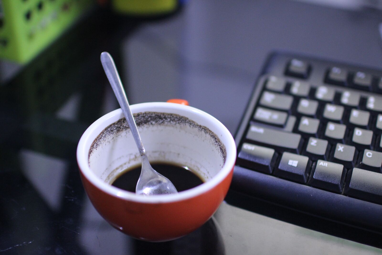 Canon EF 35mm F1.4L USM sample photo. Empty cup of coffee photography