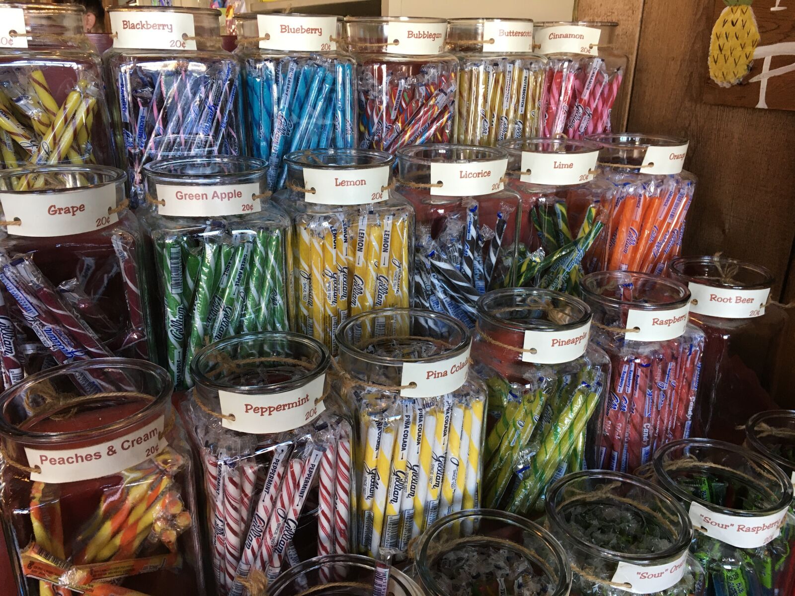 Apple iPhone 6s sample photo. Penny candy, general store photography