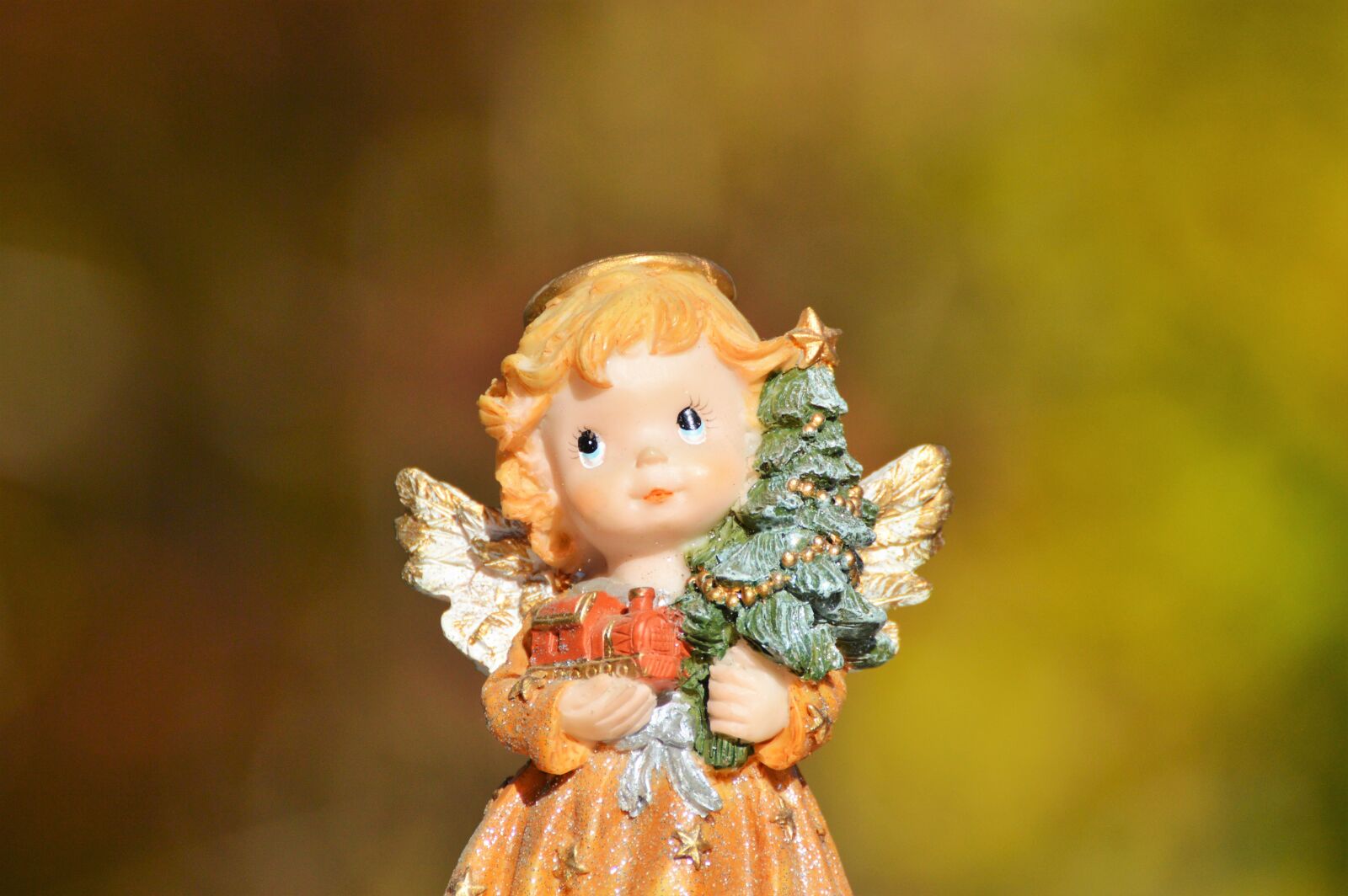 Nikon D3200 sample photo. Angel, christmas angel, christmas photography