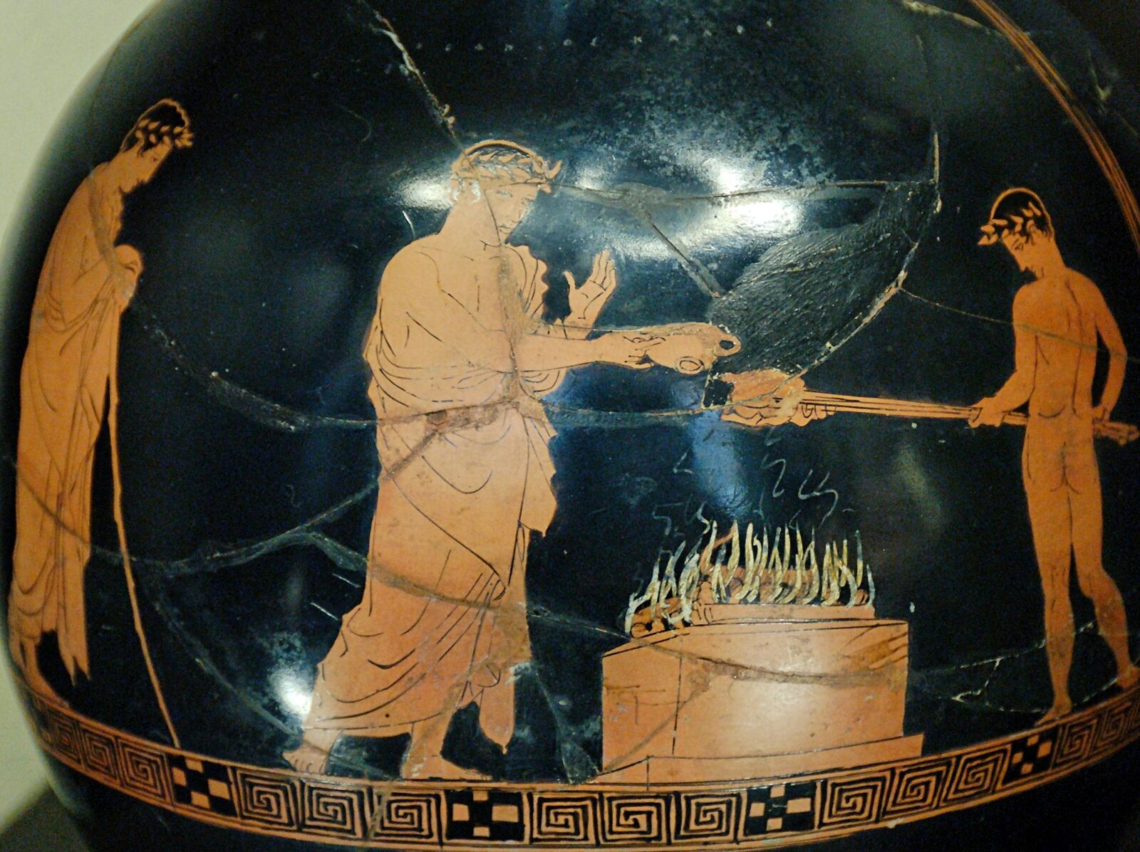 Nikon D200 sample photo. Greek, pottery, gods photography
