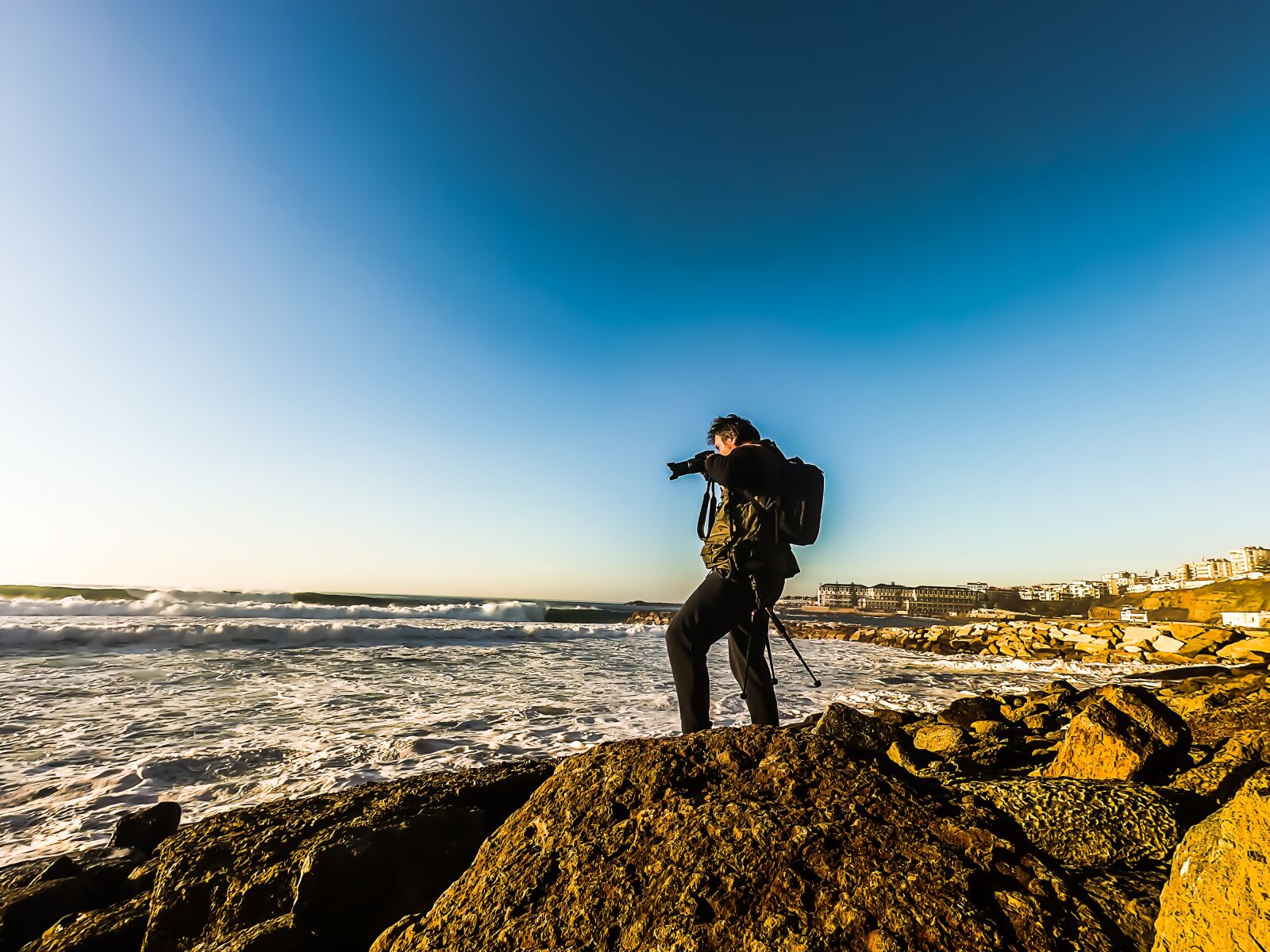 GoPro Hero7 Black sample photo. Man, photographer, camera photography