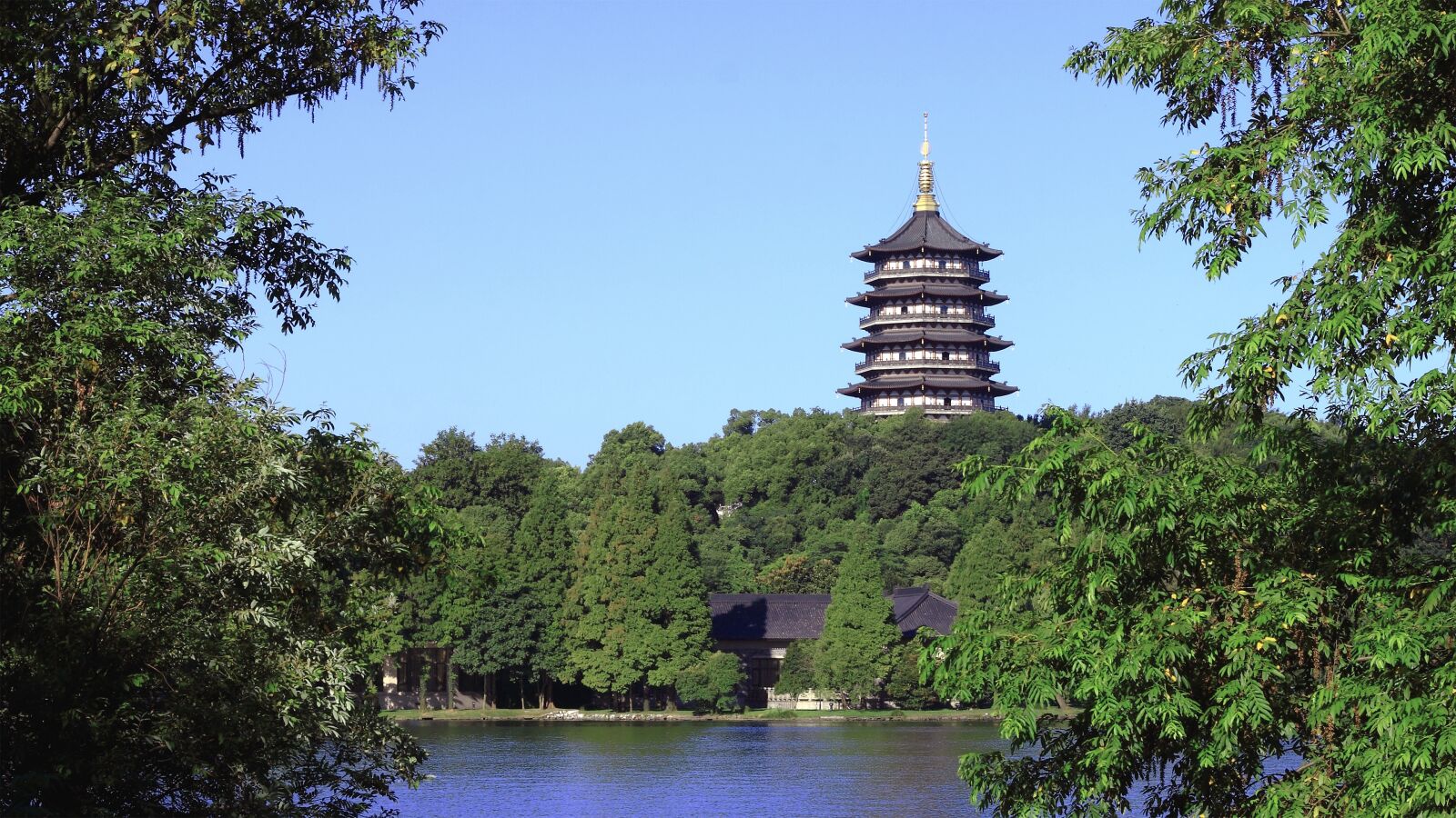 Canon EOS 500D (EOS Rebel T1i / EOS Kiss X3) sample photo. West lake, pagoda, ancient photography