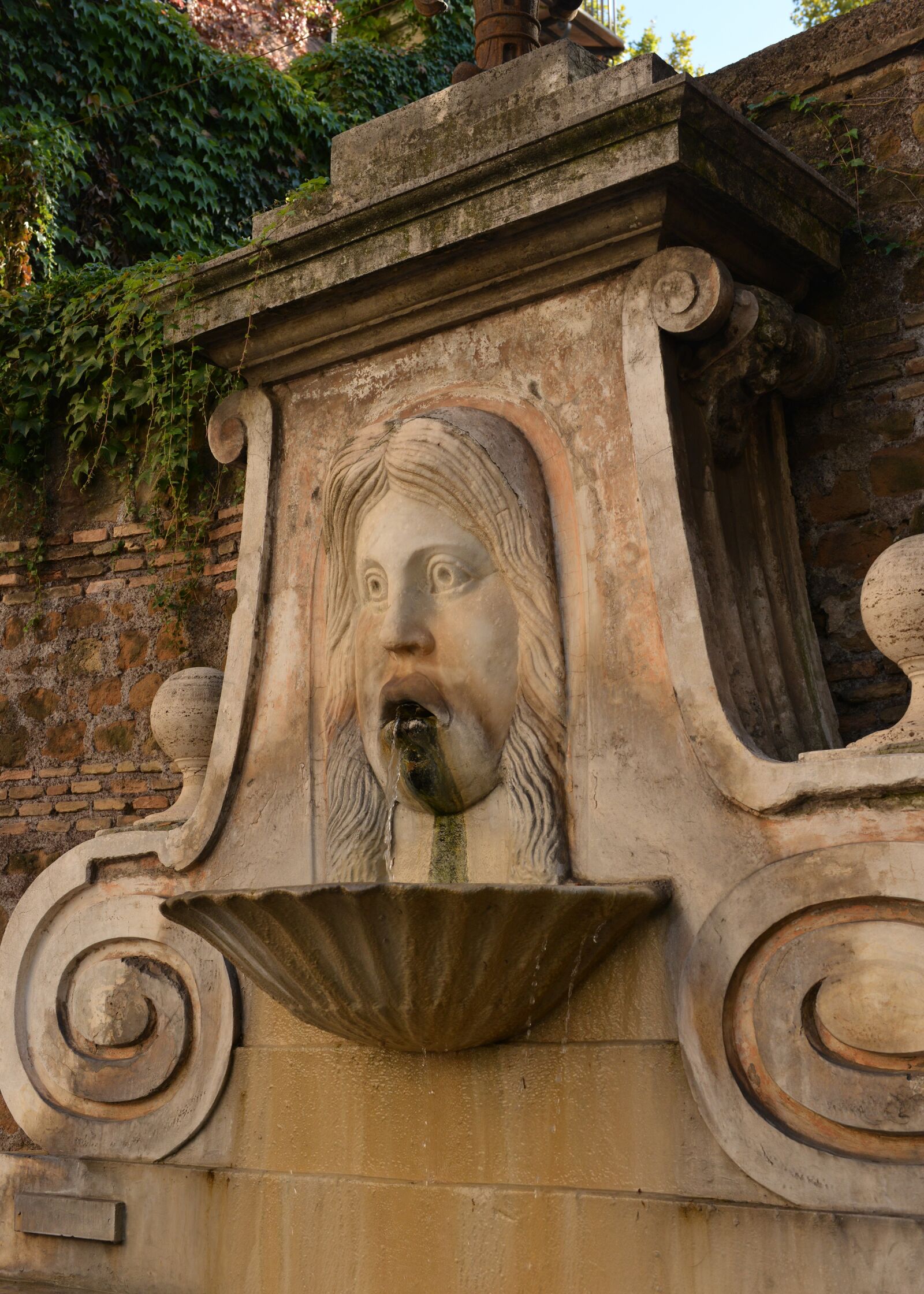 Nikon D800 sample photo. Fountain in via giulia photography