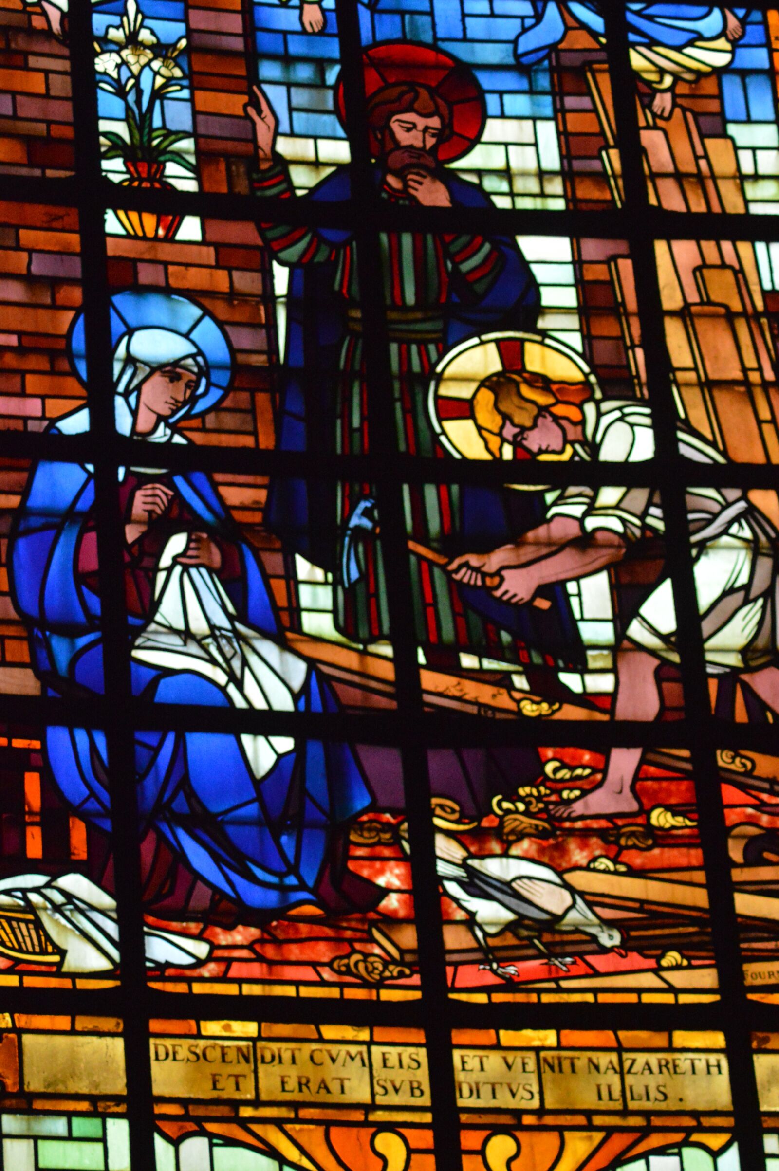 Nikon D3200 sample photo. Stained glass, window, church photography