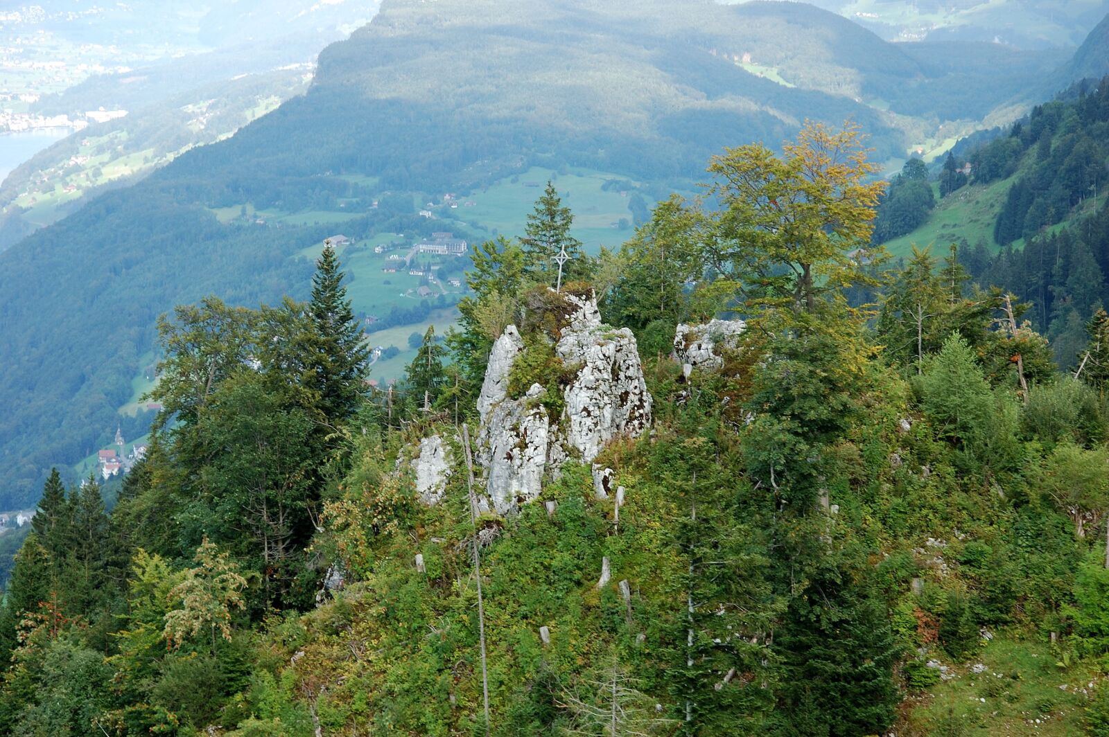 Nikon D40 sample photo. Rock, mountains, klewenalp photography
