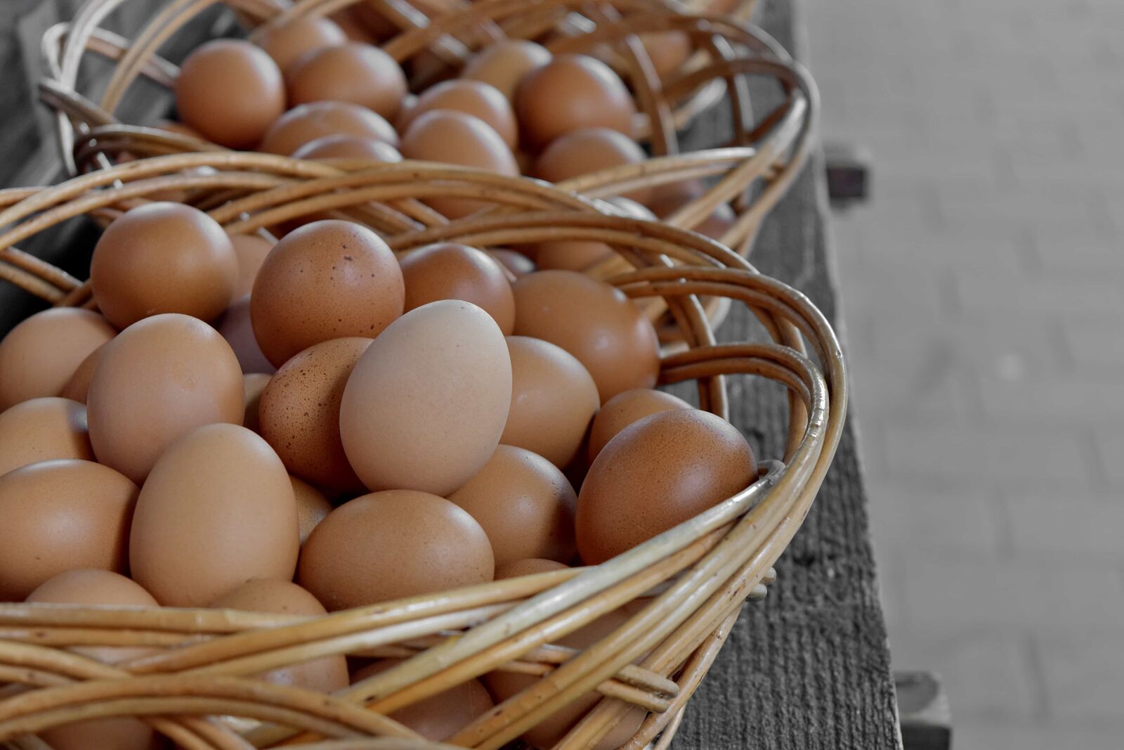 Nikon D5500 sample photo. Wicker basket, food, basket photography