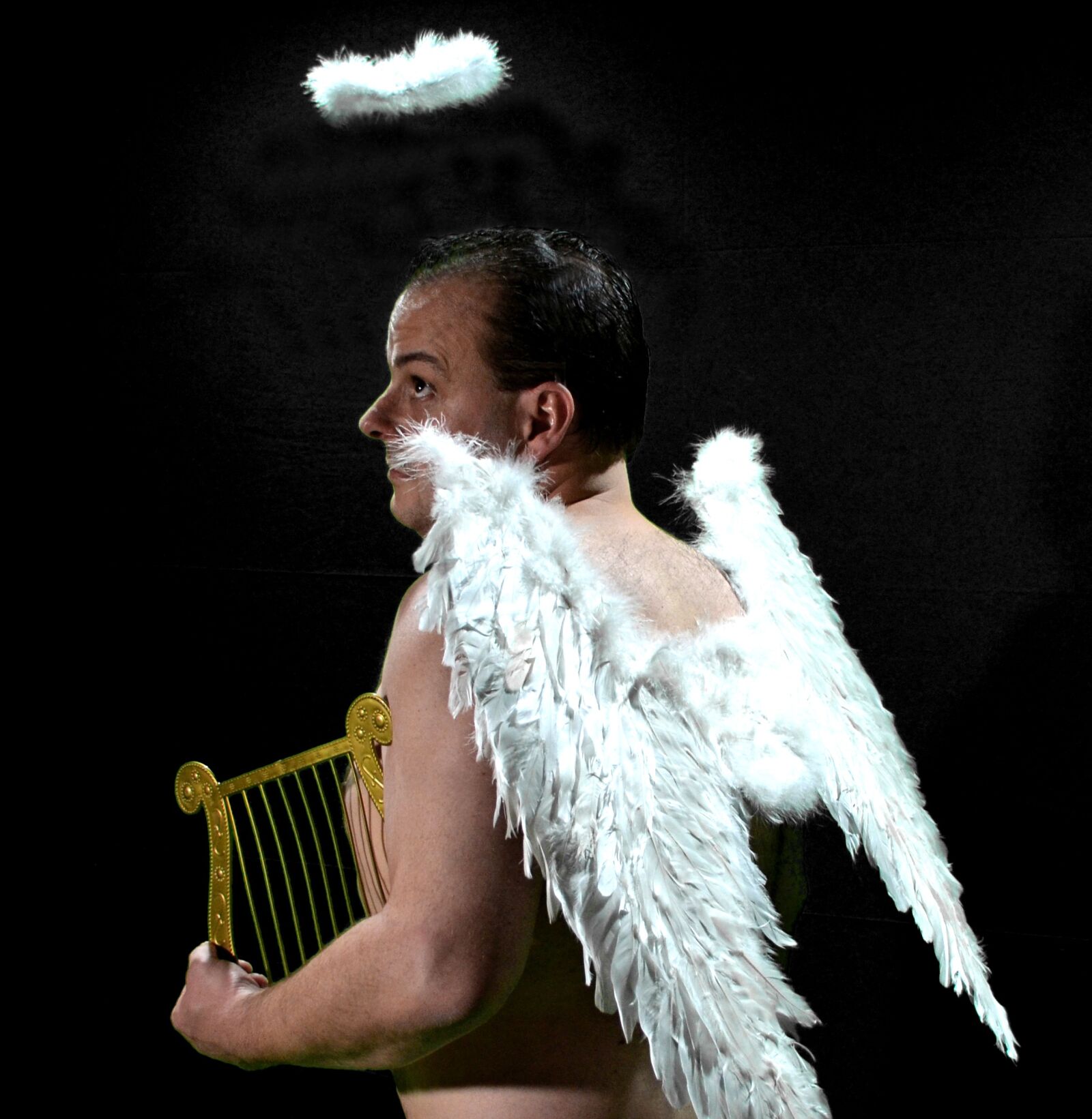 Nikon D5100 sample photo. Angel, wing, halo photography