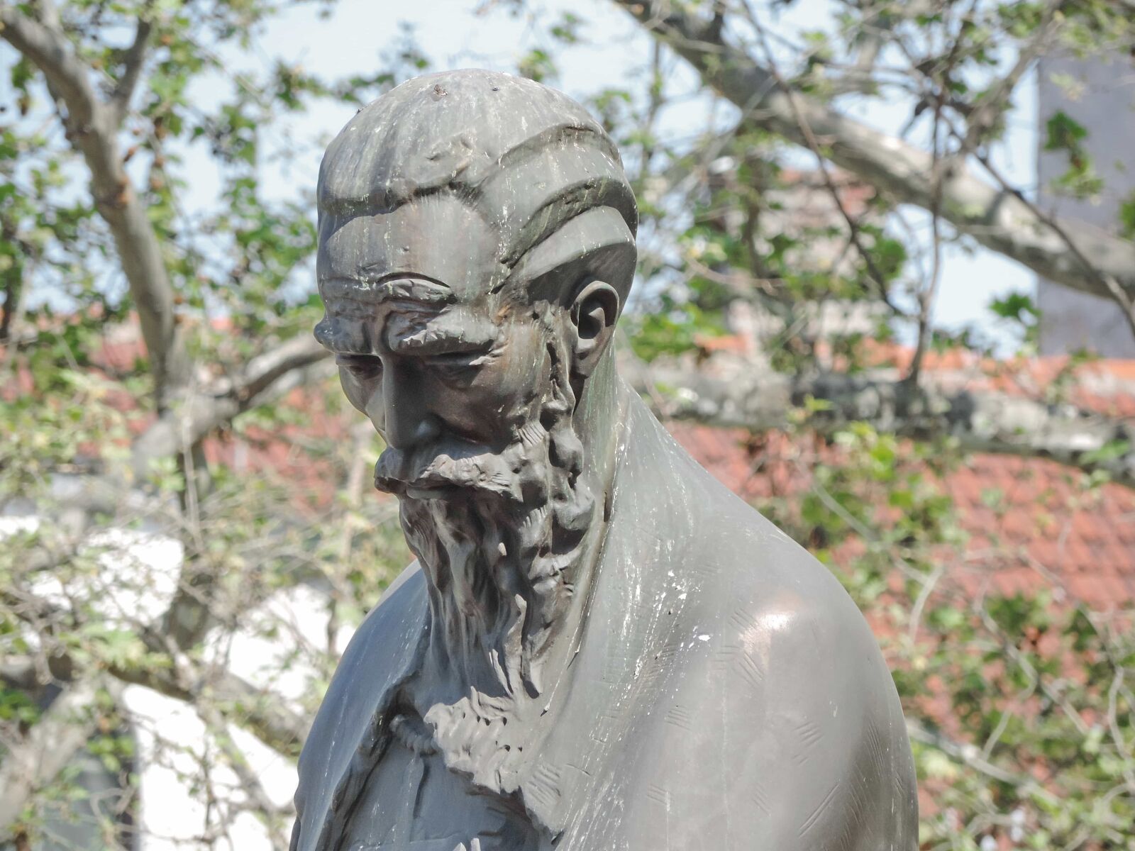 Nikon Coolpix P520 sample photo. Bronze, bust, capital city photography