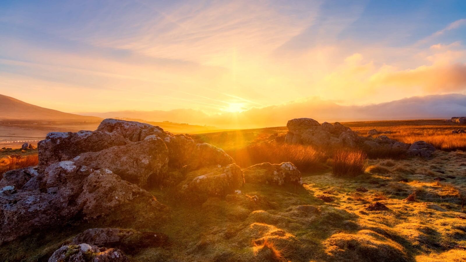 Nikon D7100 sample photo. Sunshine, landscape, sunset, mountain photography