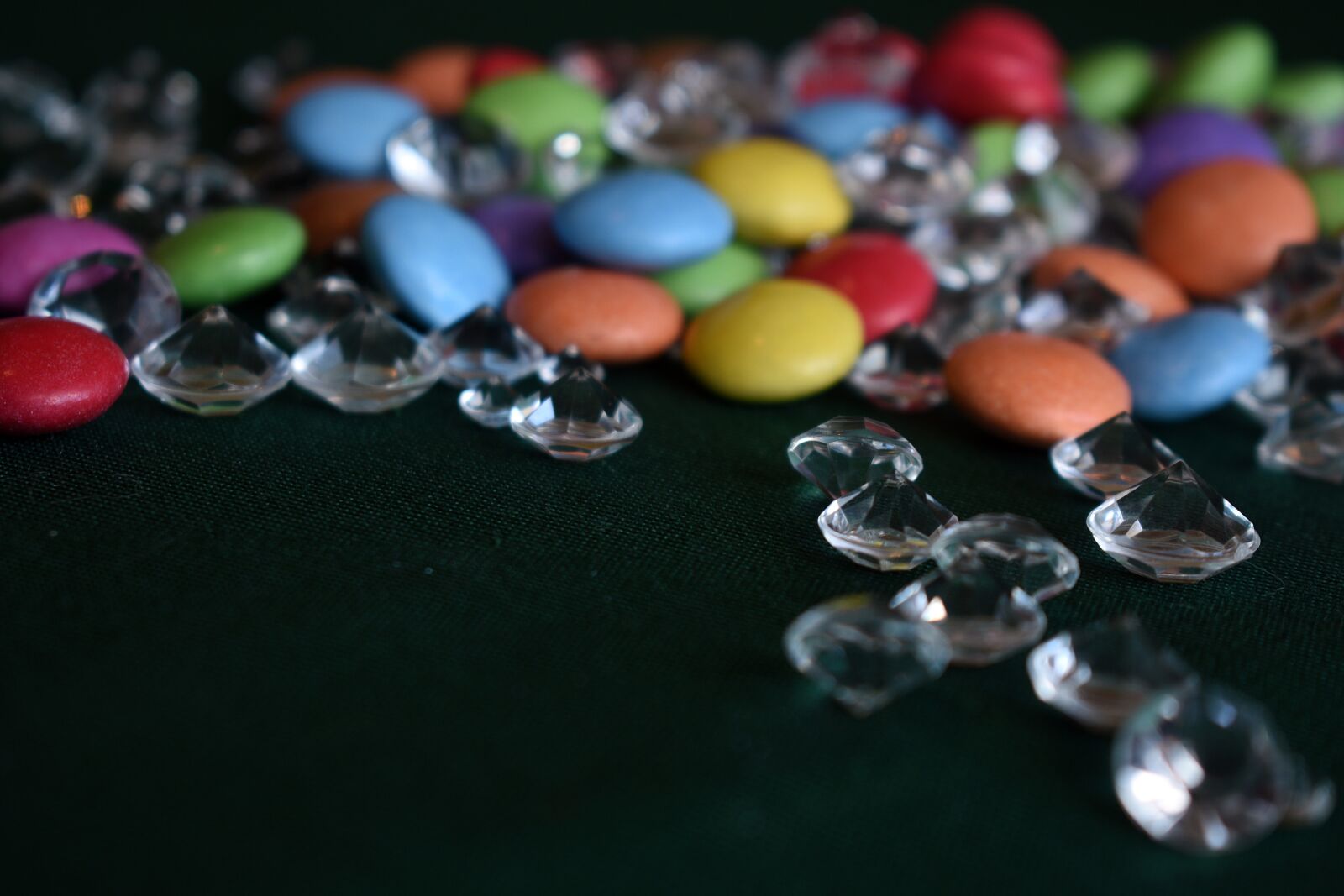 Nikon D3400 sample photo. Crystals, polka dot, sweets photography