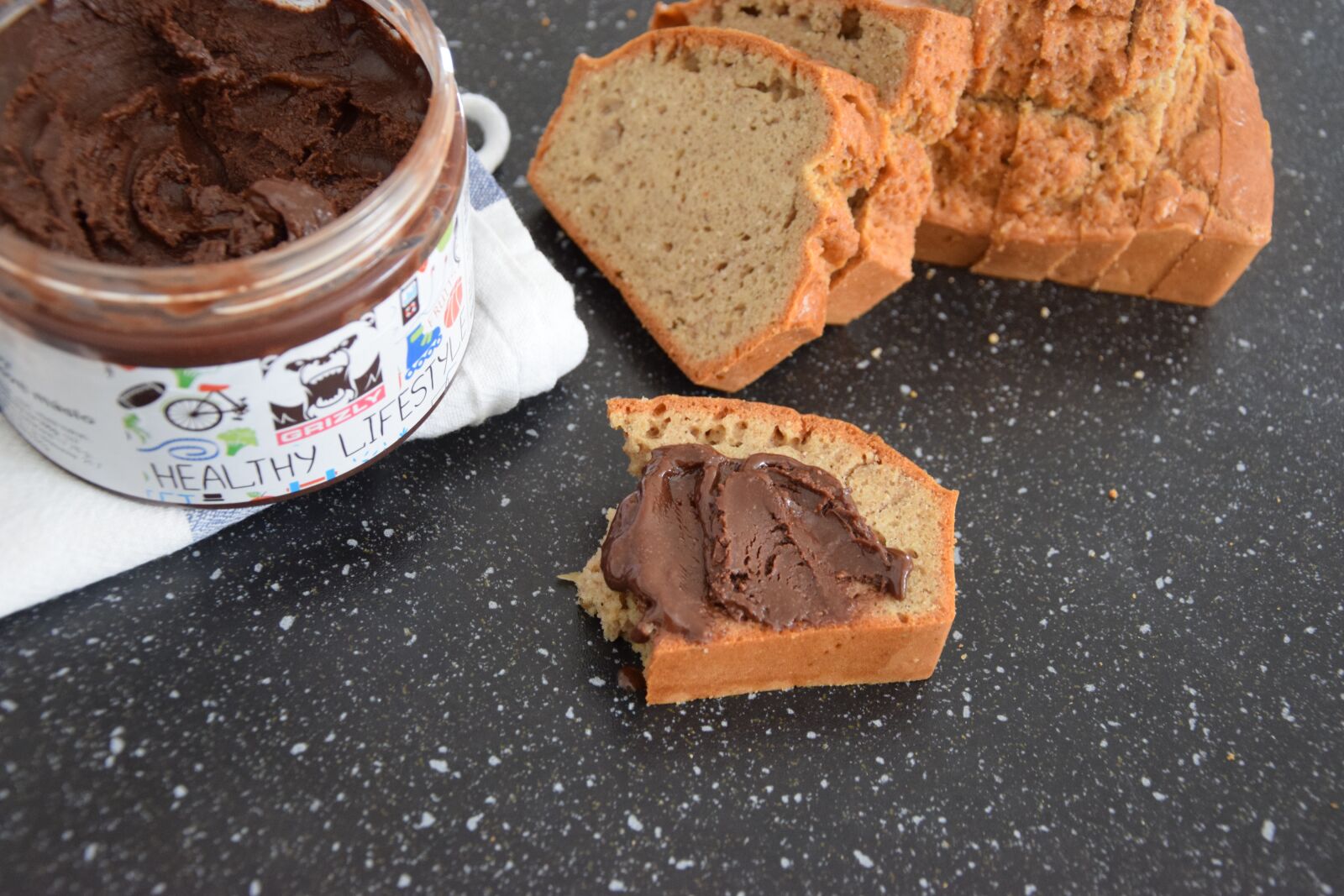 Nikon D3300 sample photo. Bread, peanut butter, breakfast photography