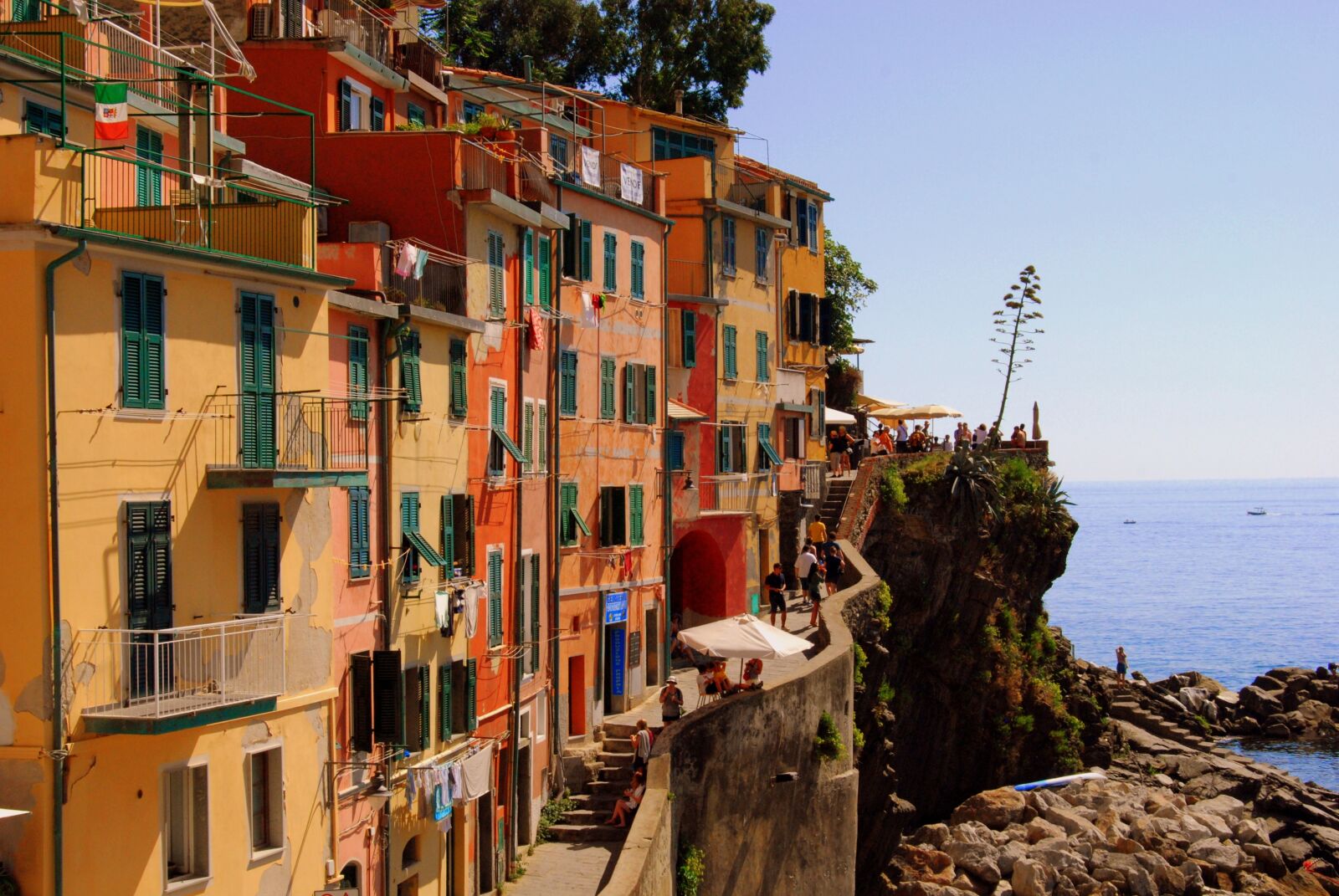 Nikon D60 sample photo. Houses, cinque terre, vernazza photography
