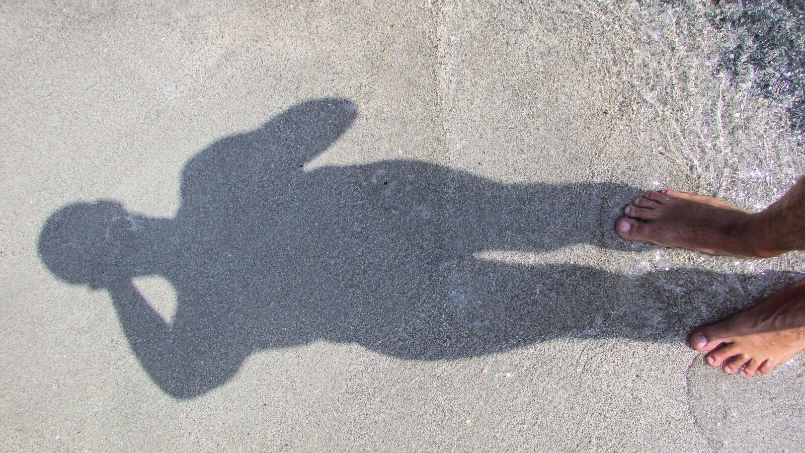 Canon PowerShot SX400 IS sample photo. Shadow, beach, sand photography