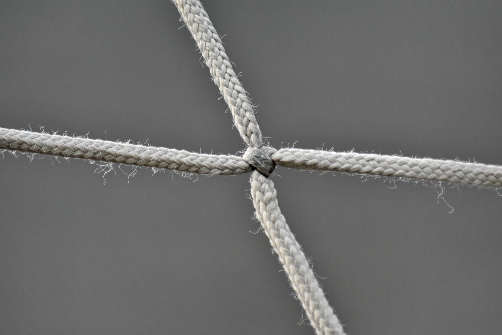 Nikon D5500 sample photo. Nylon, tight, web, knot photography