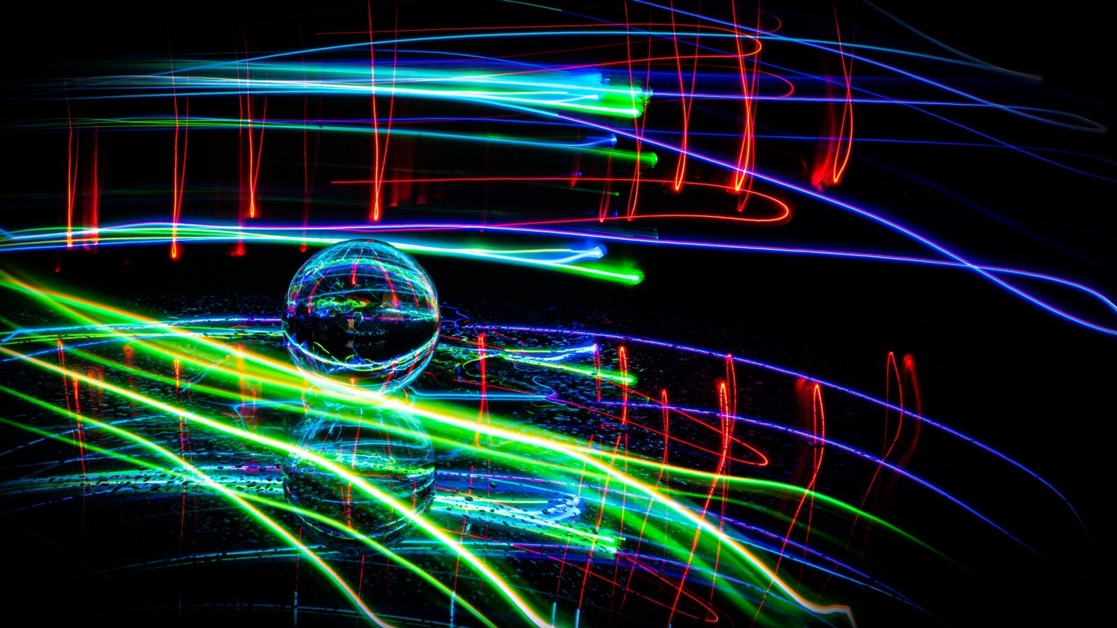 Olympus OM-D E-M1 Mark II sample photo. Reflection, lightpainting, lichtmalerei photography