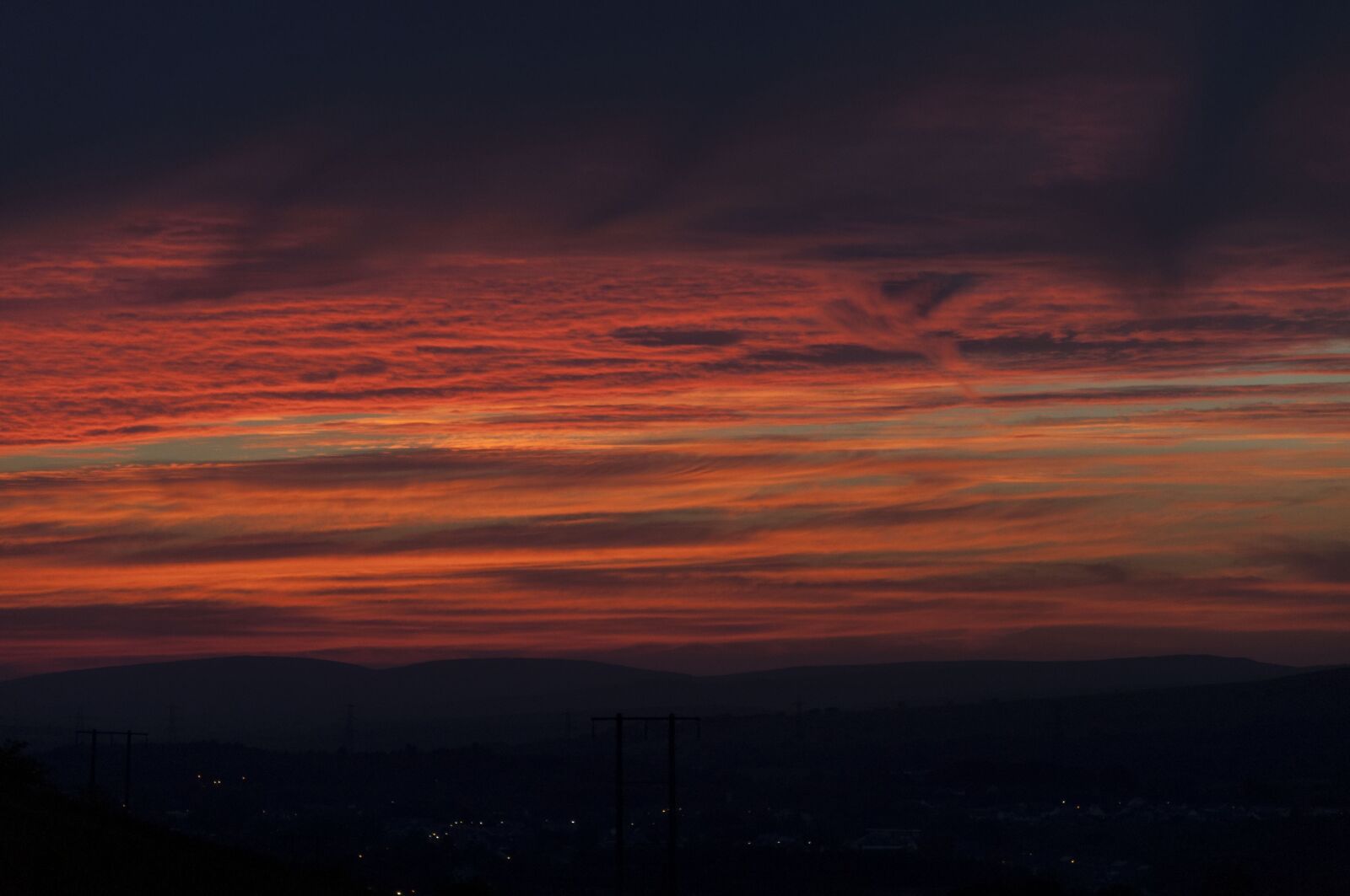Nikon D90 sample photo. Sunset, silhouette, landscape photography