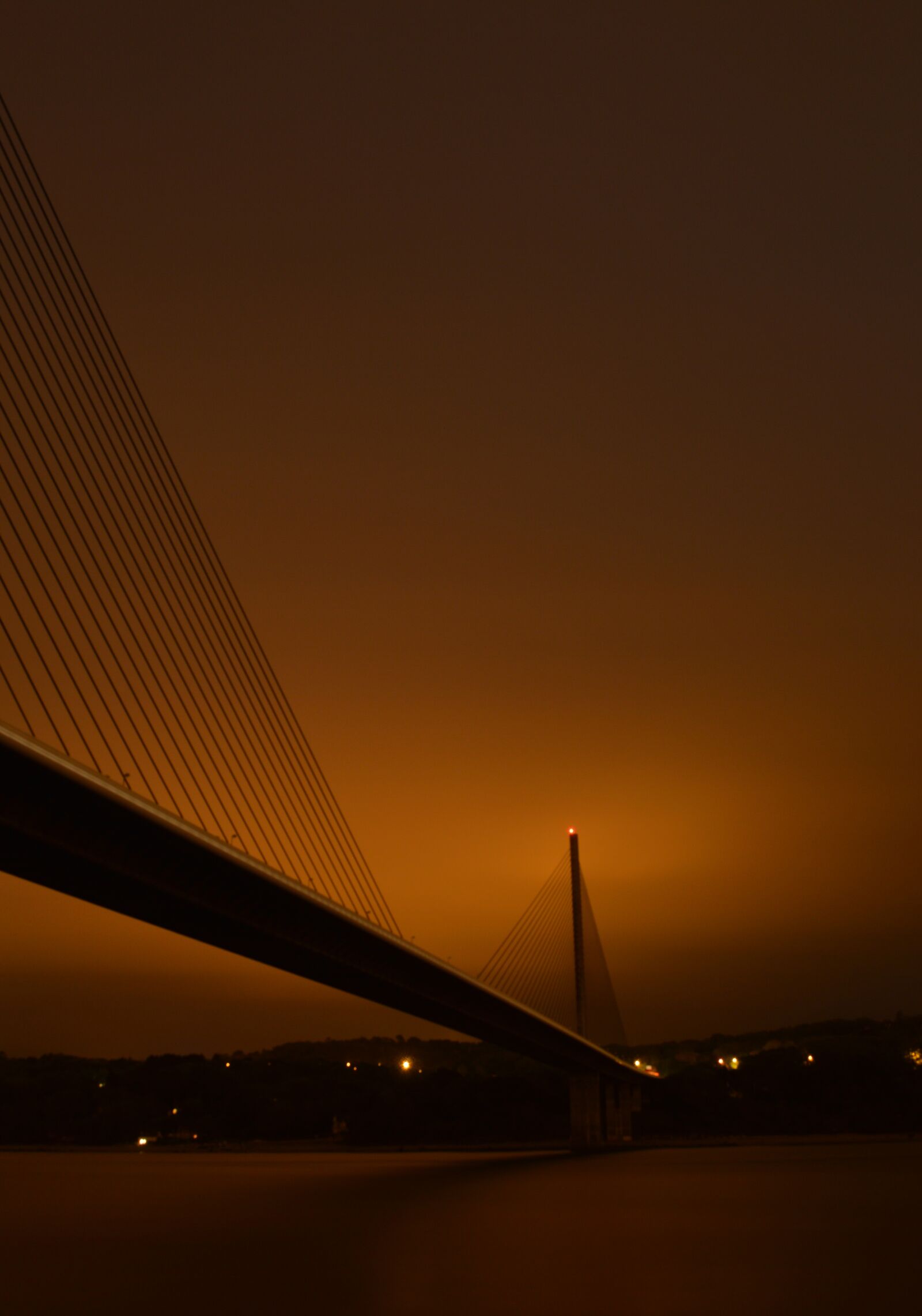 Nikon D3200 sample photo. Night, long exposure, bridge photography