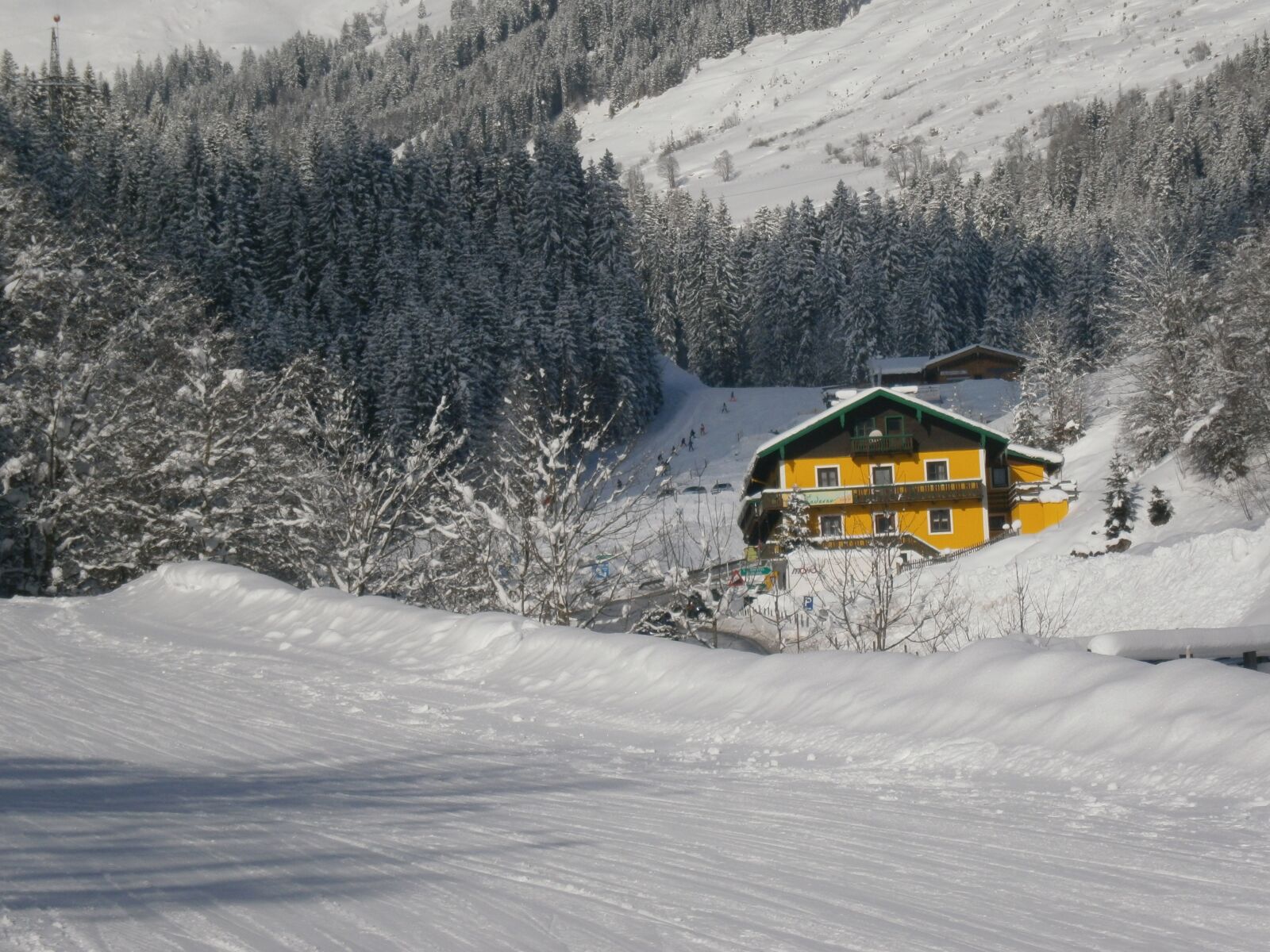 Olympus VG120,D705 sample photo. Mountain, snow, austria photography
