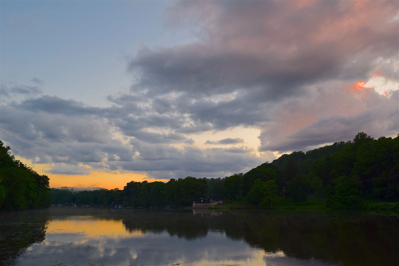 Nikon D3300 sample photo. Lake, sky water, sunset photography