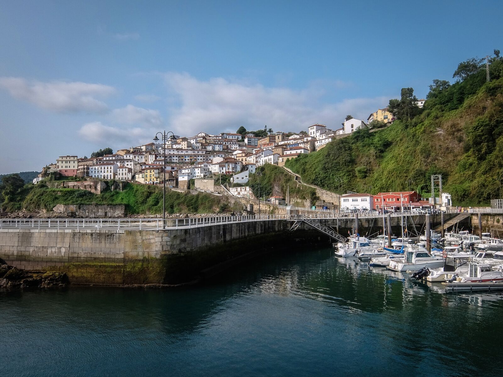 Fujifilm XQ2 sample photo. Asturias, spain, harbor photography