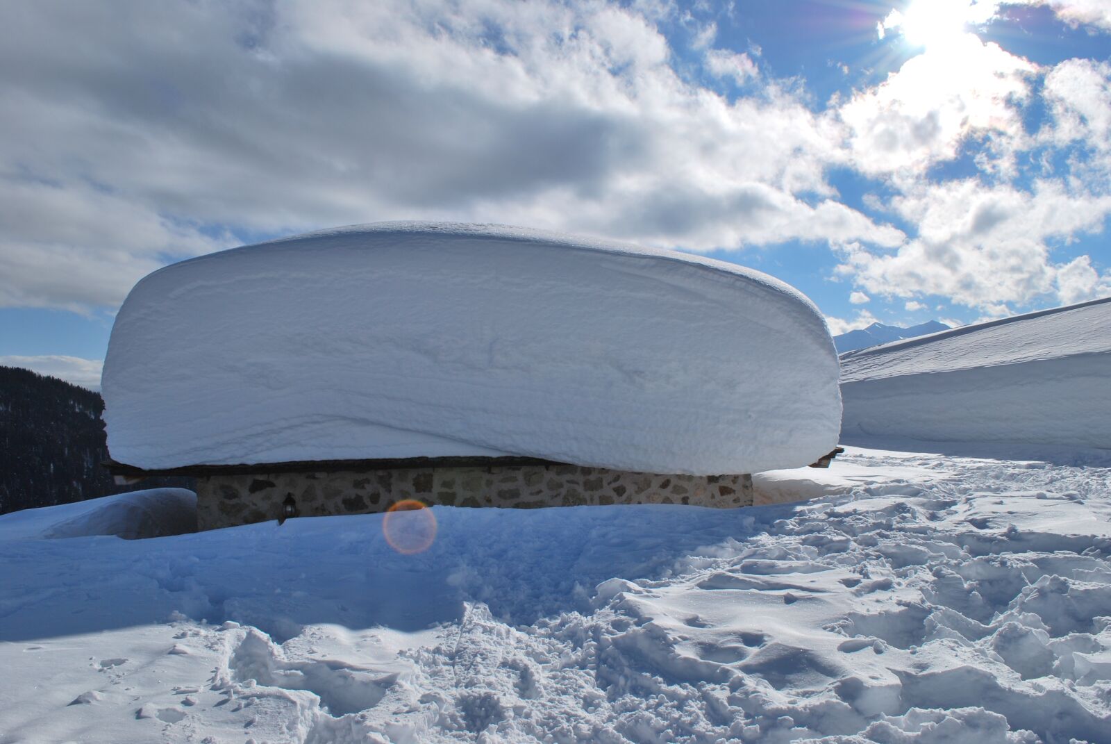 Nikon D60 sample photo. Sky, snow, mountain photography