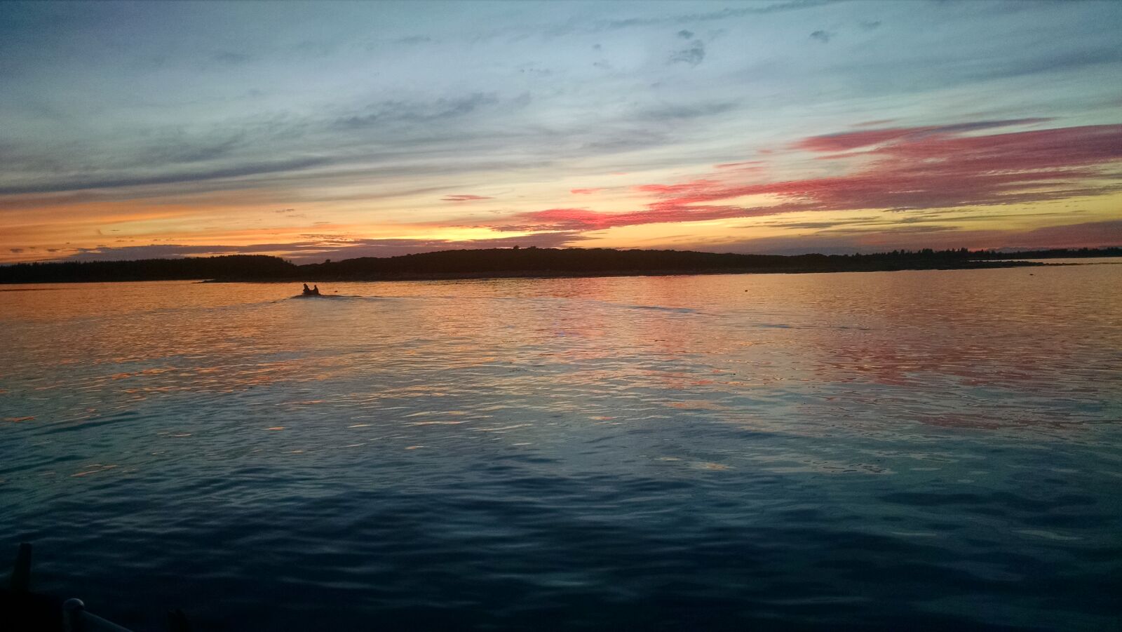 Motorola Moto X (1st Gen) sample photo. Boat, clouds, nature, ocean photography